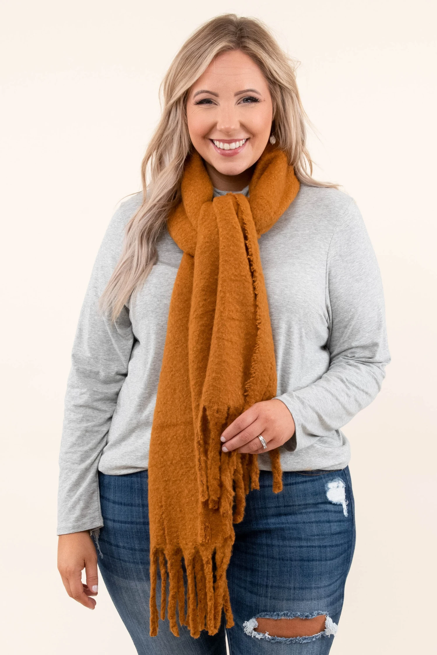 Wrapped In Warmth Scarf, Camel 1 Wrapped In Warmth Scarf, Camel