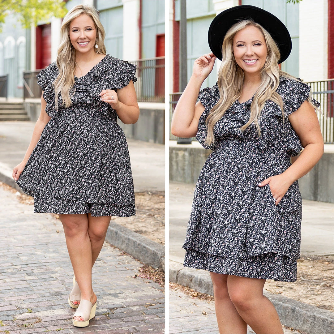 Sneaky Baby Dress, Black 6 Sneaky Baby Dress, Black - Image 6