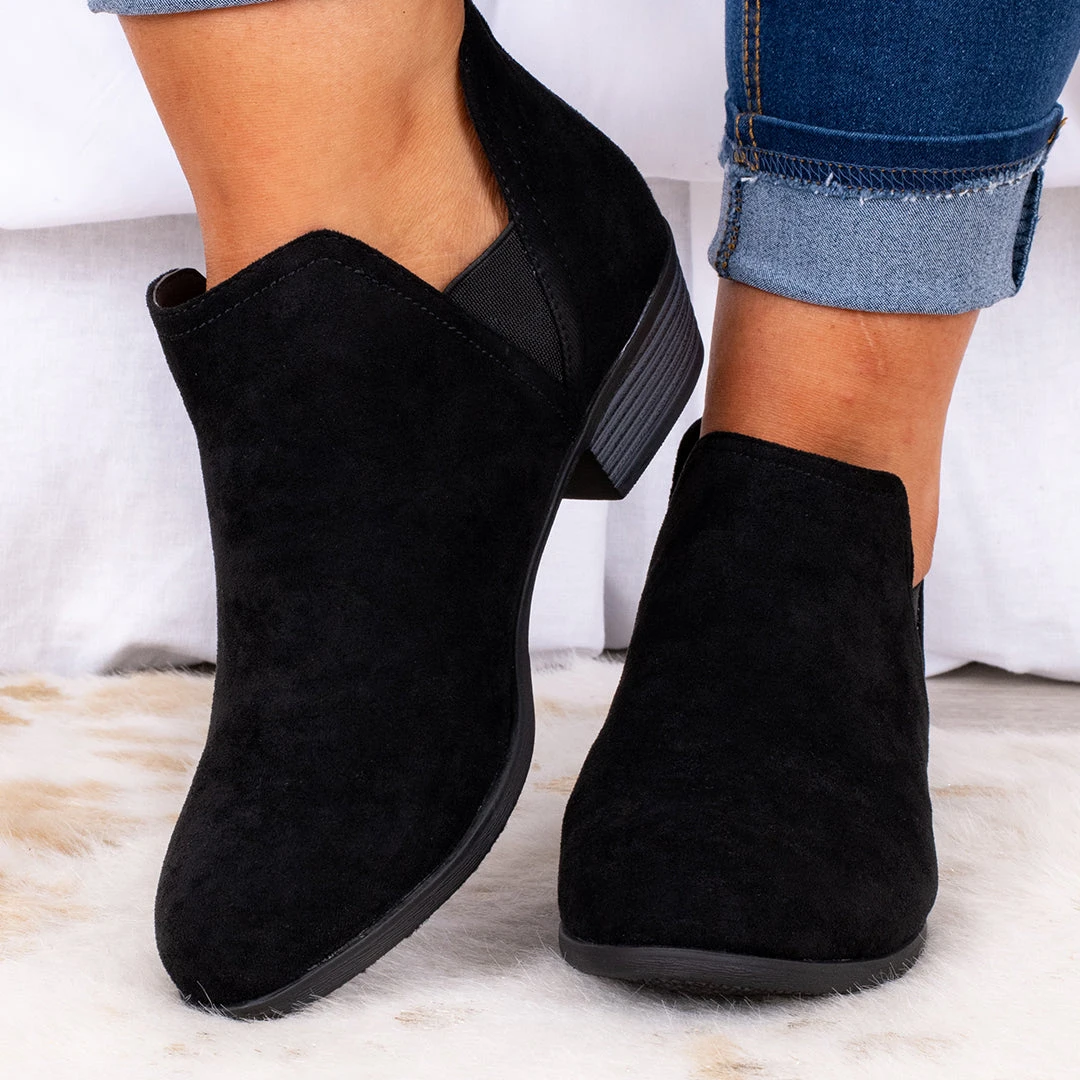 Foot In The Door Booties, Black 6 Foot In The Door Booties, Black - Image 6