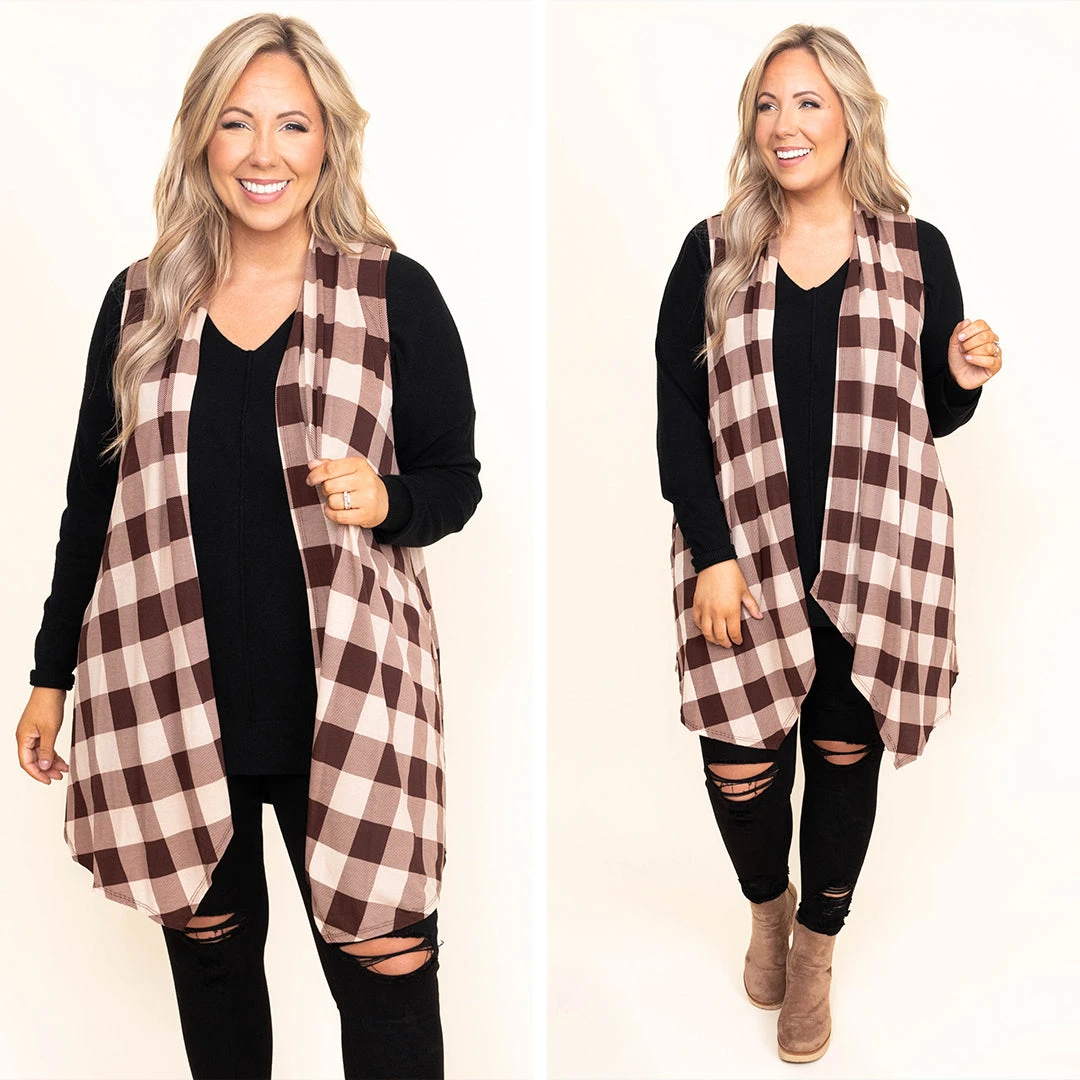 Most Of The Time Vest, Mocha 6 Most Of The Time Vest, Mocha - Image 6