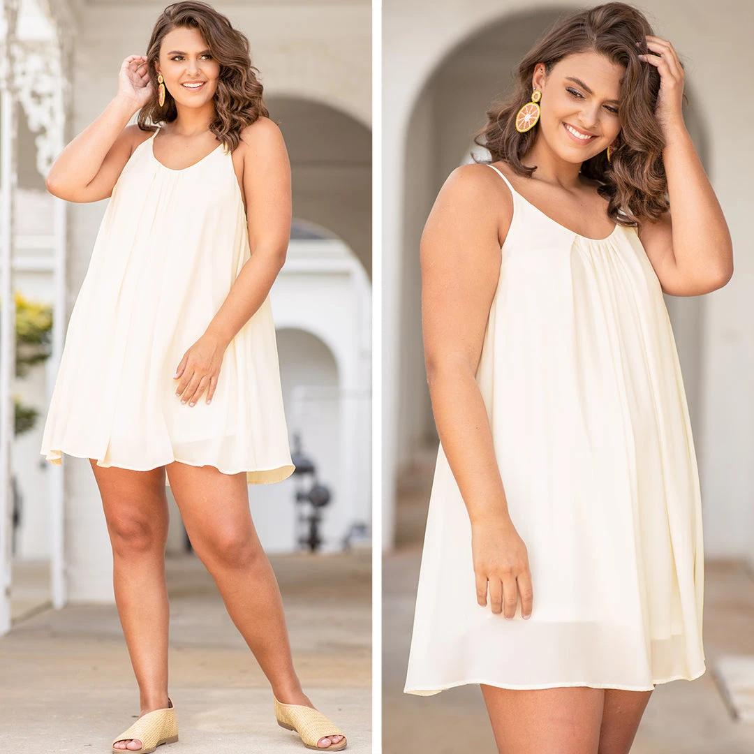 Always Say Yes Dress, Ivory 6 Always Say Yes Dress, Ivory - Image 6