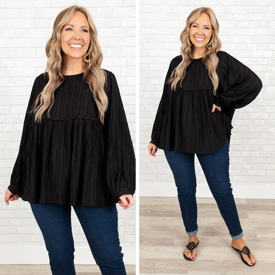 Change Can Be Good Top, Black 6 Change Can Be Good Top, Black - Image 6