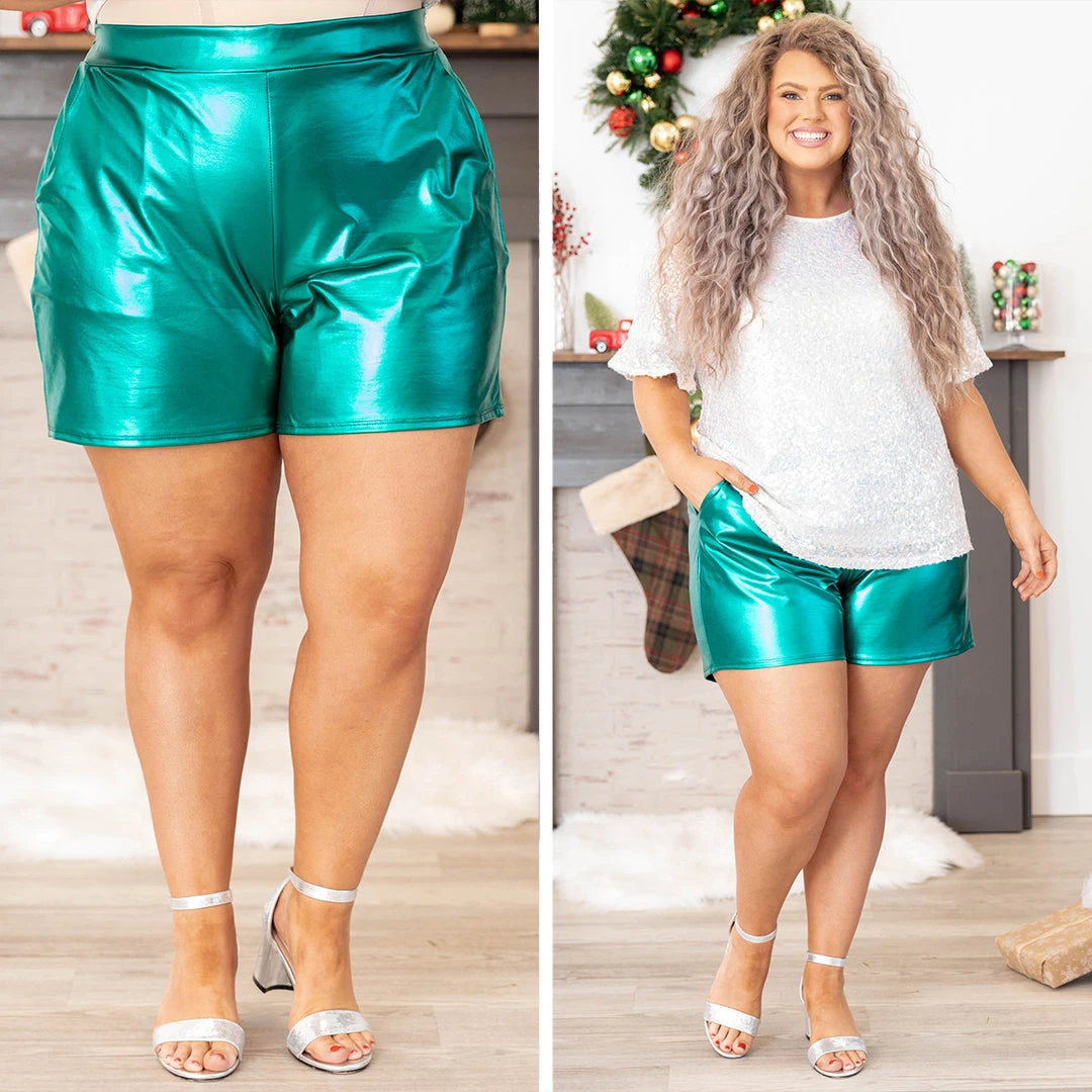 Genuine Hearts Shorts, Emerald 5 Genuine Hearts Shorts, Emerald - Image 5