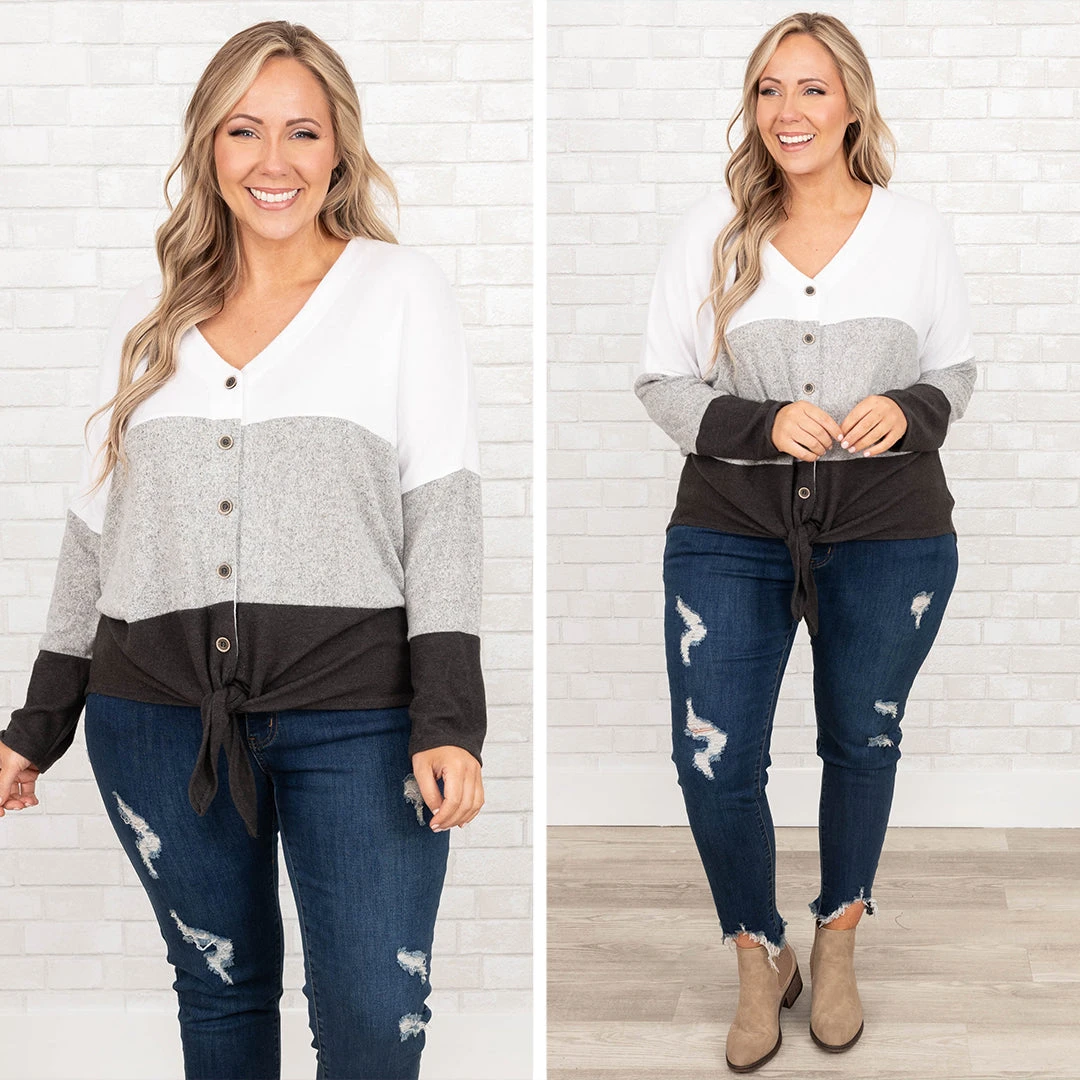 A New Season Top, Gray 6 A New Season Top, Gray - Image 6