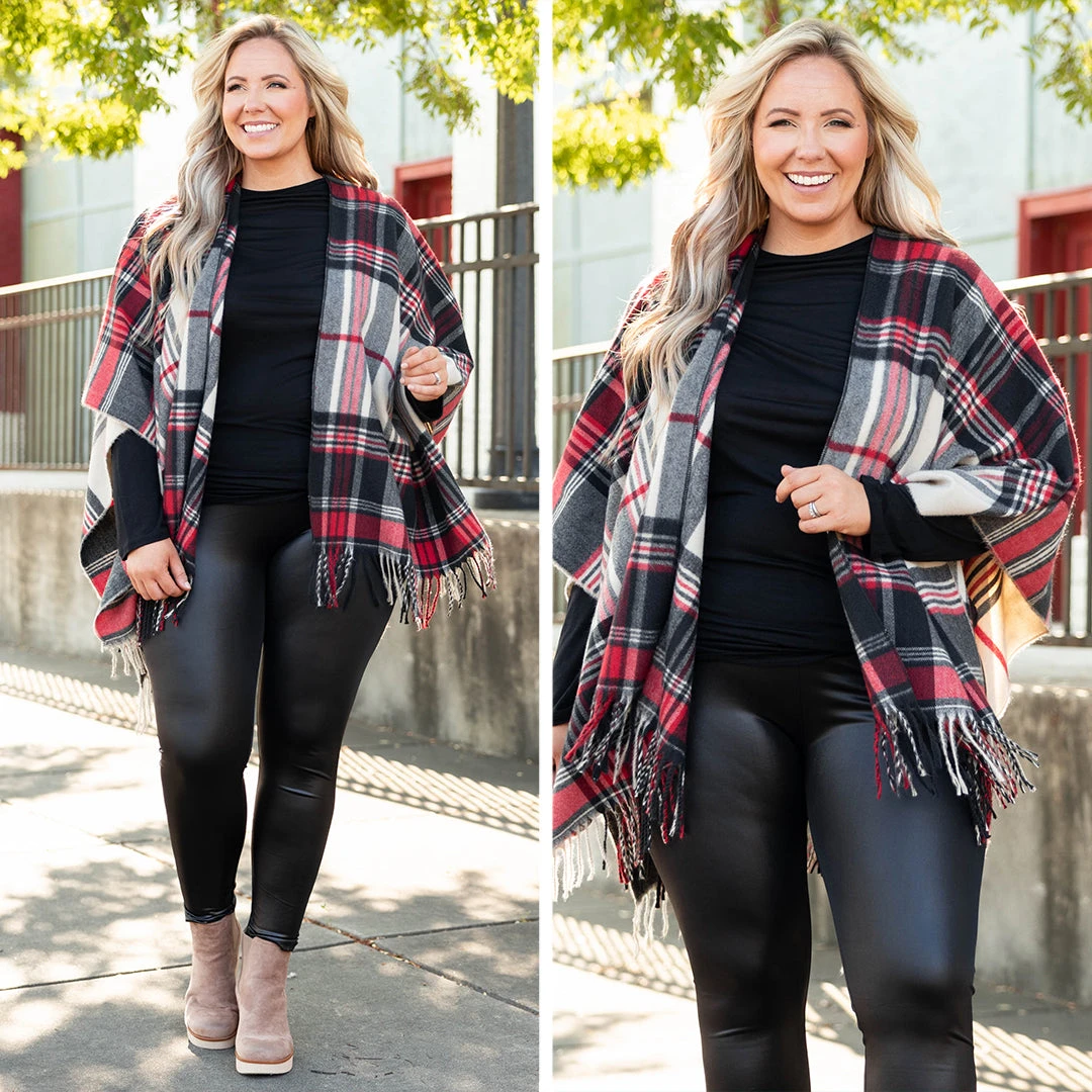 The Overlook Poncho, Red 6 The Overlook Poncho, Red - Image 6