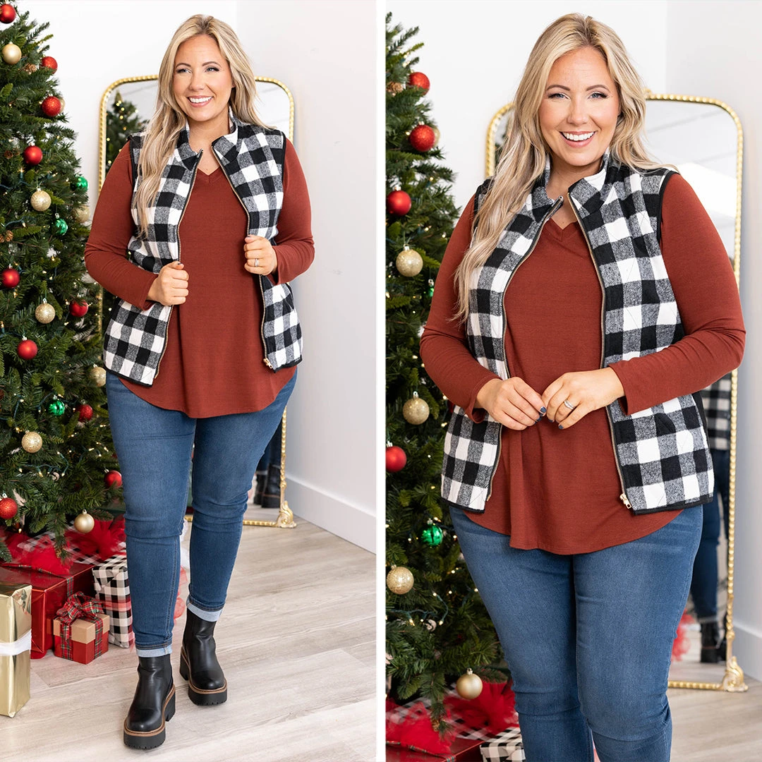 It's That Time Of Year Vest, Ivory Combo 6 It's That Time Of Year Vest, Ivory Combo - Image 6