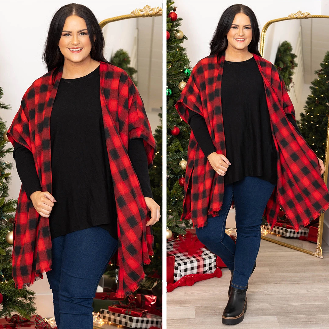 The Strength I Can Give Poncho, Red 6 The Strength I Can Give Poncho, Red - Image 6