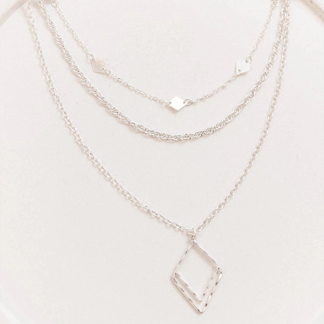 City Drives Necklace, Silver 3 City Drives Necklace, Silver - Image 3