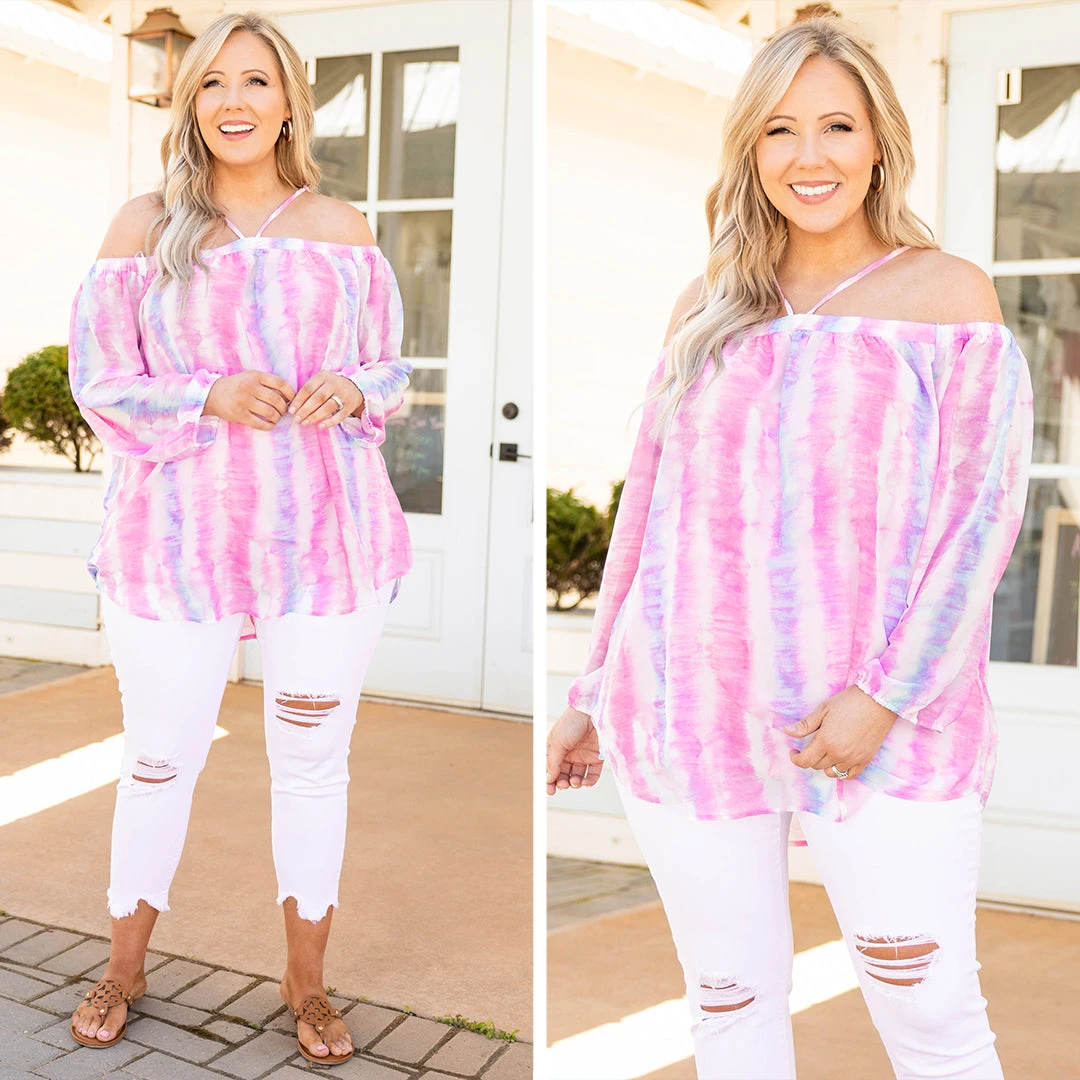 Top Down Cruising Top, Hot Pink 6 Top Down Cruising Top, Hot Pink - Image 6