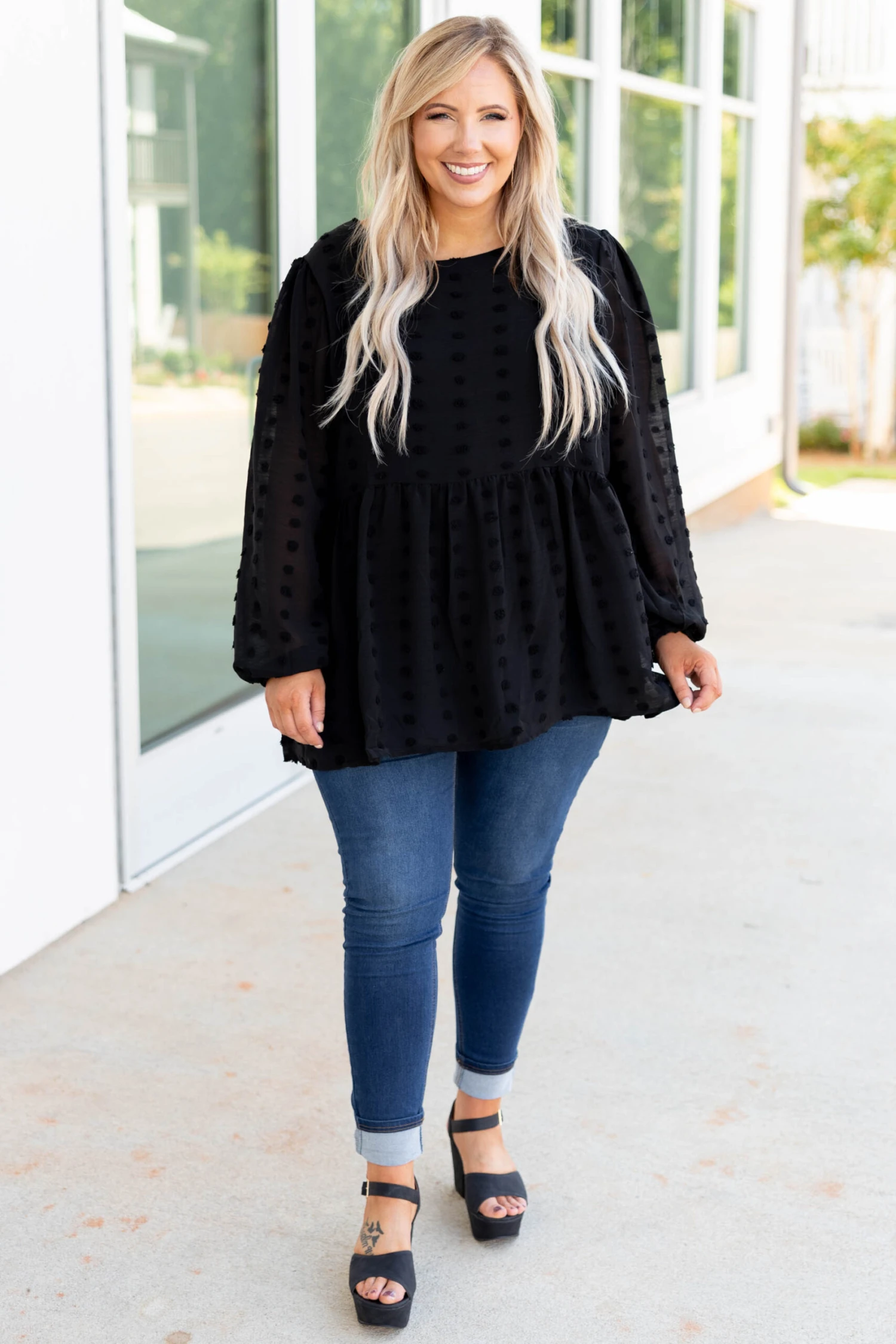 A Never Ending Love Top, Black 3 A Never Ending Love Top, Black - Image 3
