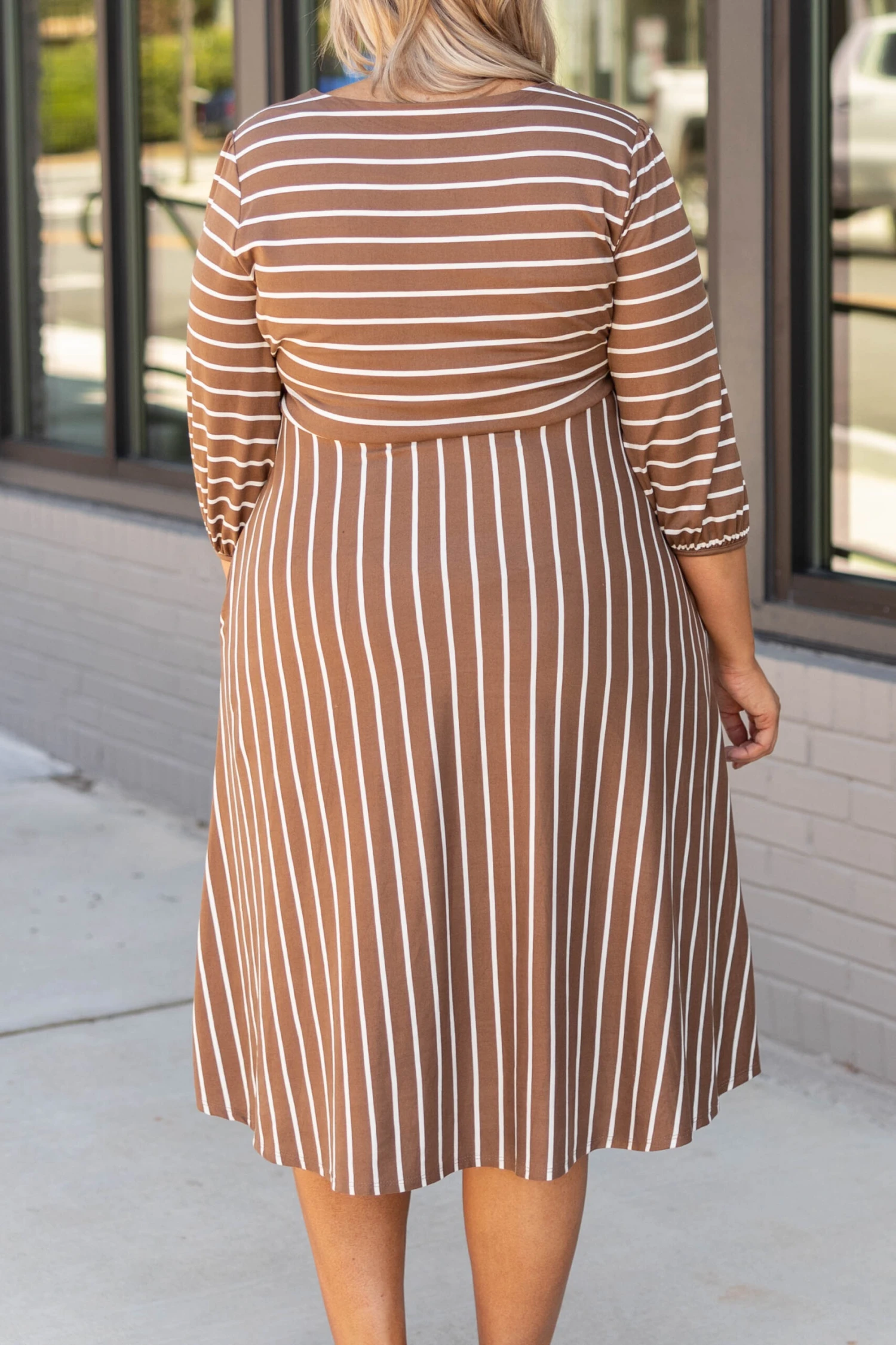 Holding Hands On The Boardwalk Dress, Taupe 5 Holding Hands On The Boardwalk Dress, Taupe - Image 5