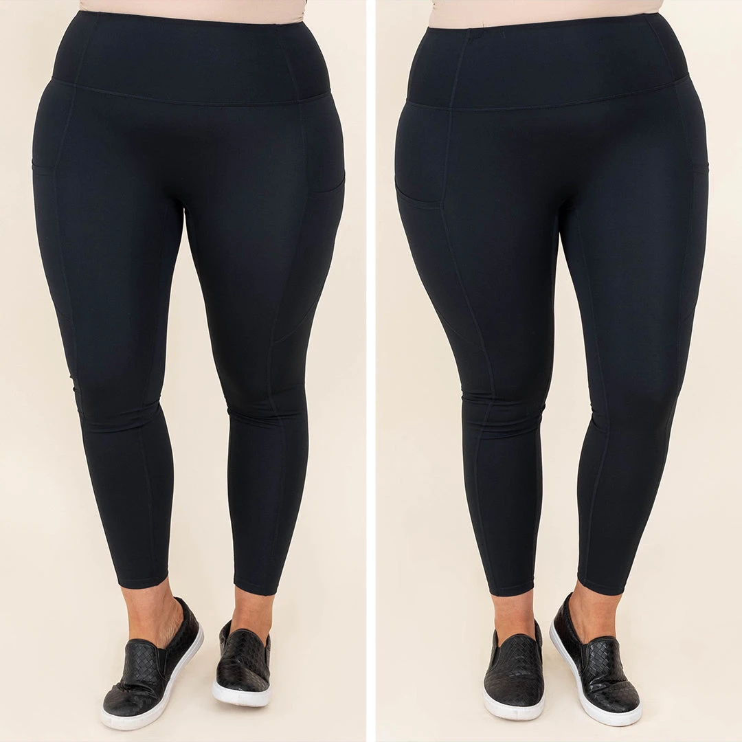 A Beautiful Day Leggings, Black 6 A Beautiful Day Leggings, Black - Image 6