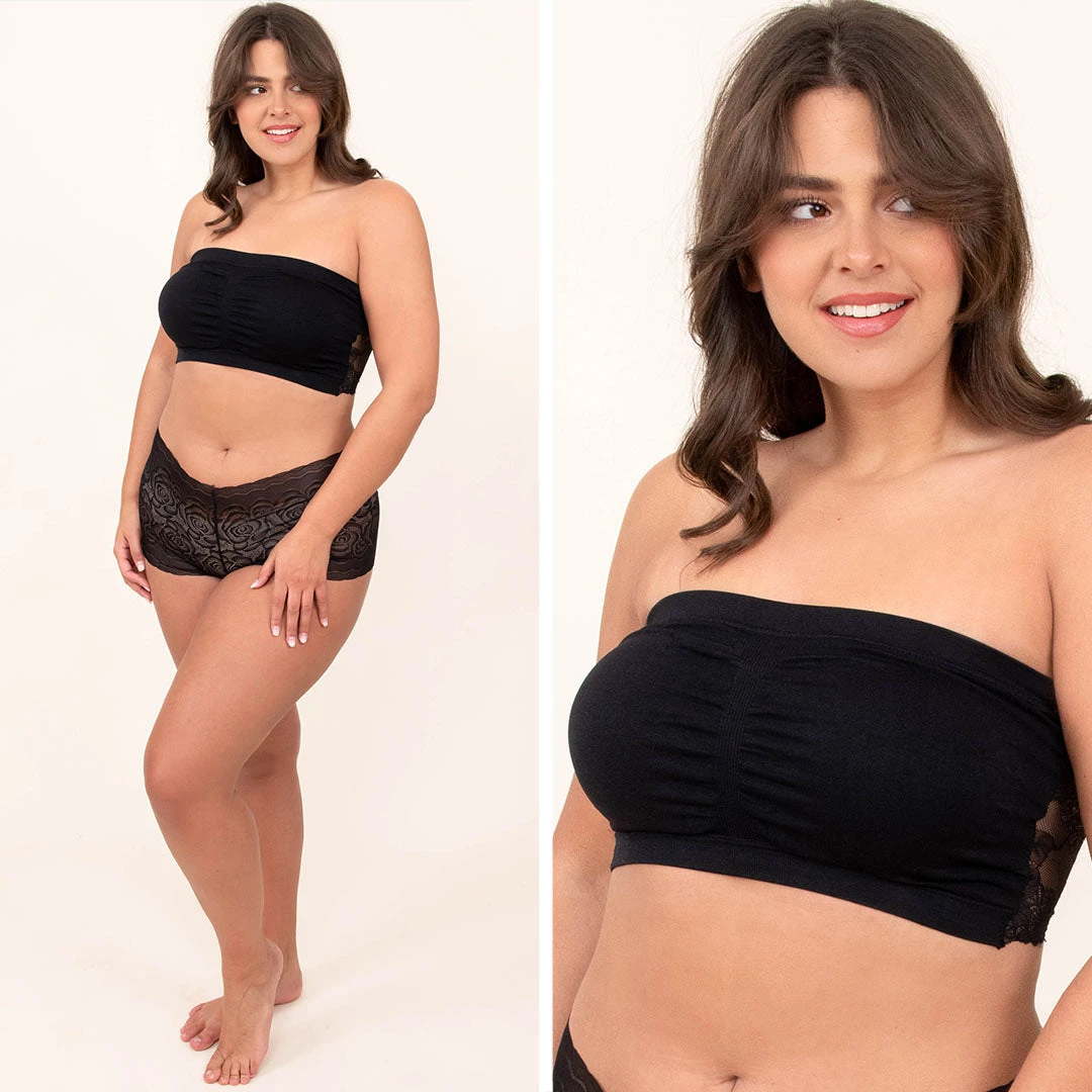 Seamless Comfort Bra, Black 4 Seamless Comfort Bra, Black - Image 4