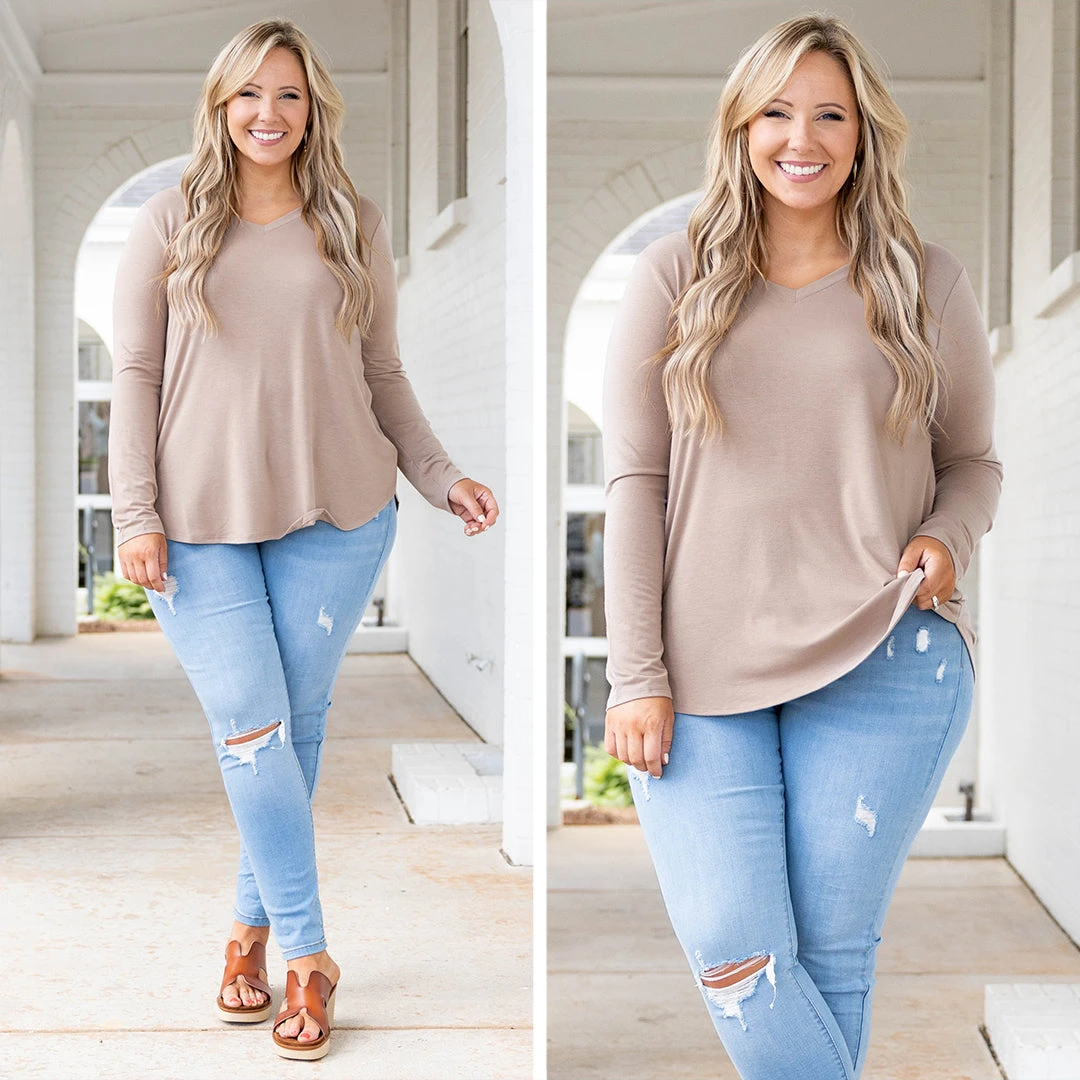 All Things Nice Top, Ash Mocha 6 All Things Nice Top, Ash Mocha - Image 6