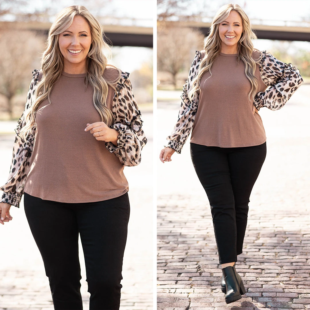 A Million Coincidences Top, Mocha 6 A Million Coincidences Top, Mocha - Image 6