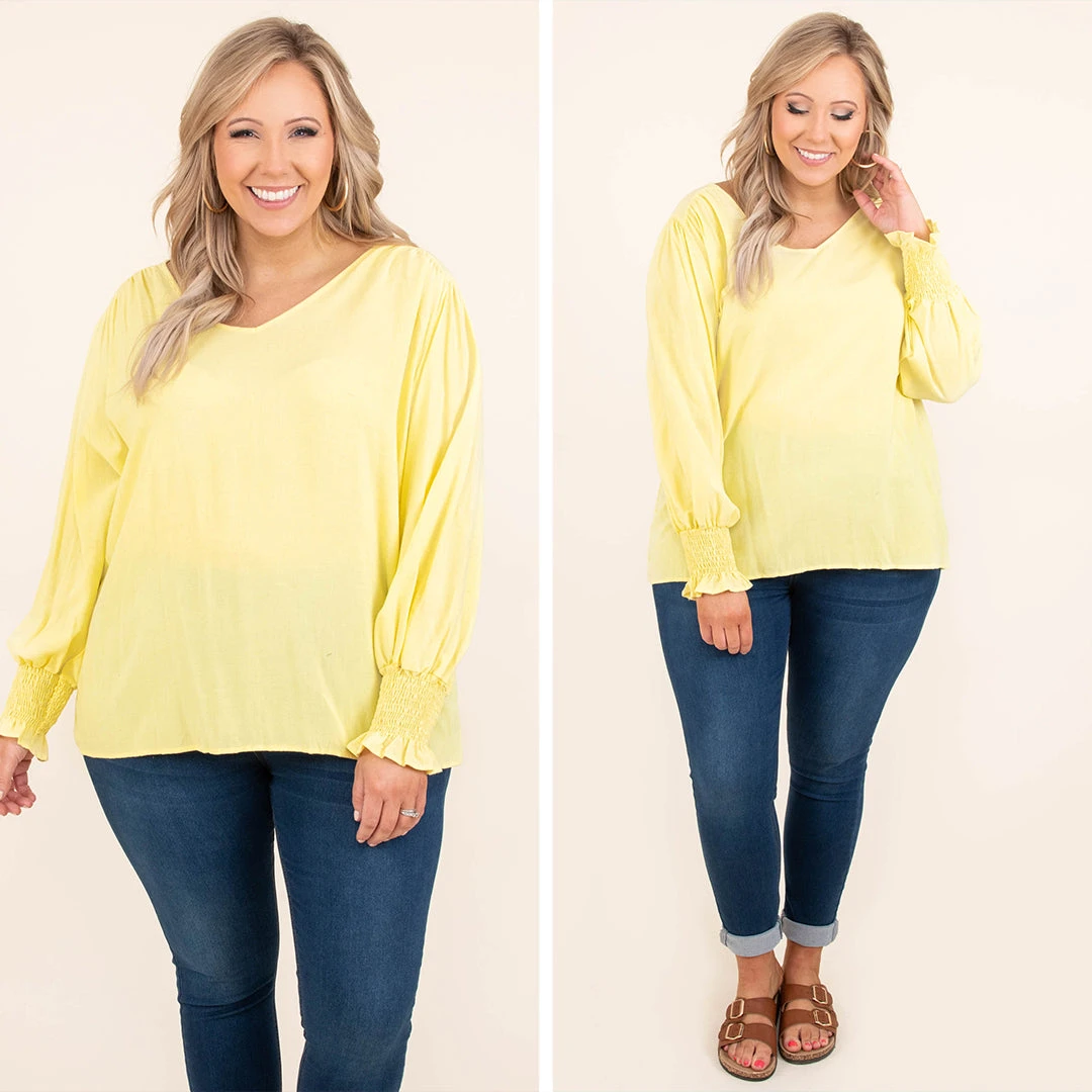 Beautiful Sun Top, Yellow 6 Beautiful Sun Top, Yellow - Image 6