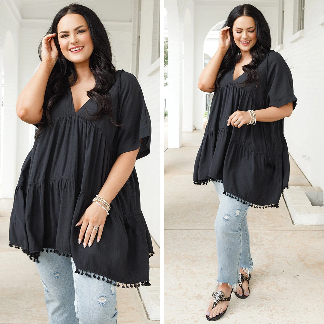 Alone In My Mind Top, Black 6 Alone In My Mind Top, Black - Image 6