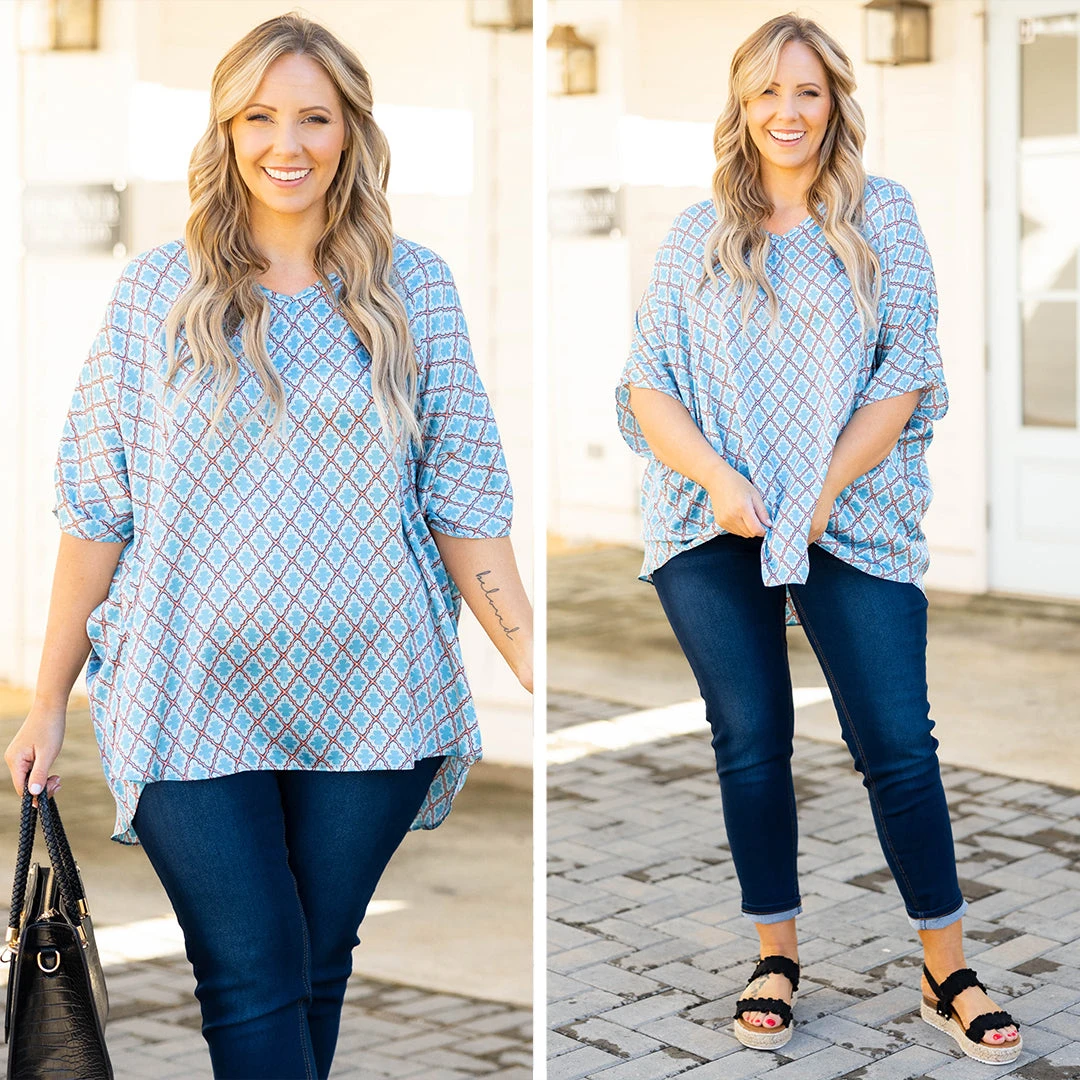 Ain’t Too Proud To Beg Top, Blue 6 Ain’t Too Proud To Beg Top, Blue - Image 6