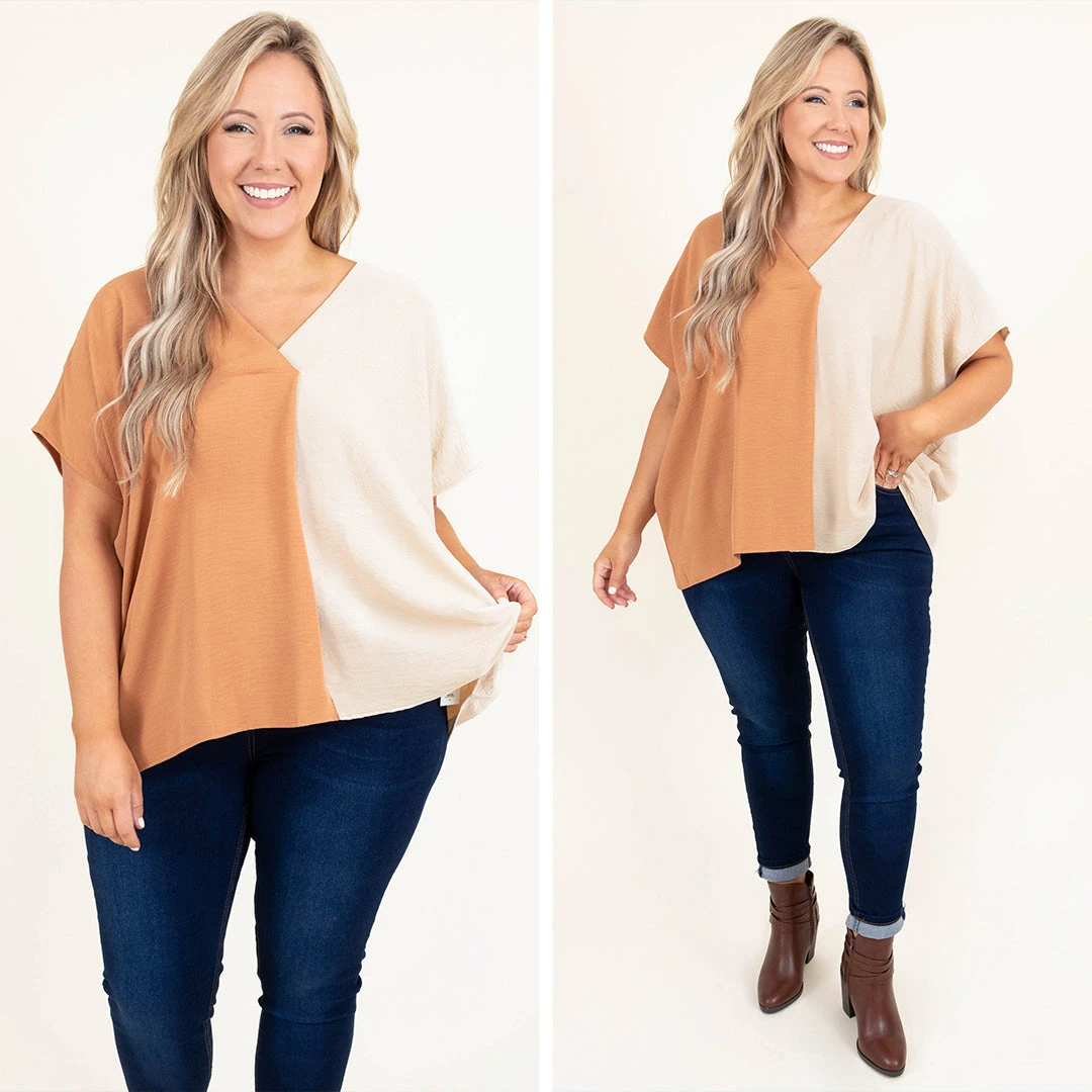 A Different Story Top, Camel Combo 6 A Different Story Top, Camel Combo - Image 6