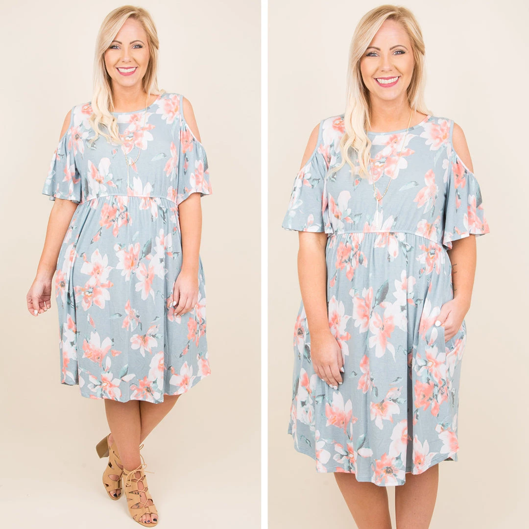 By The Seaside Dress, Blue 5 By The Seaside Dress, Blue - Image 5