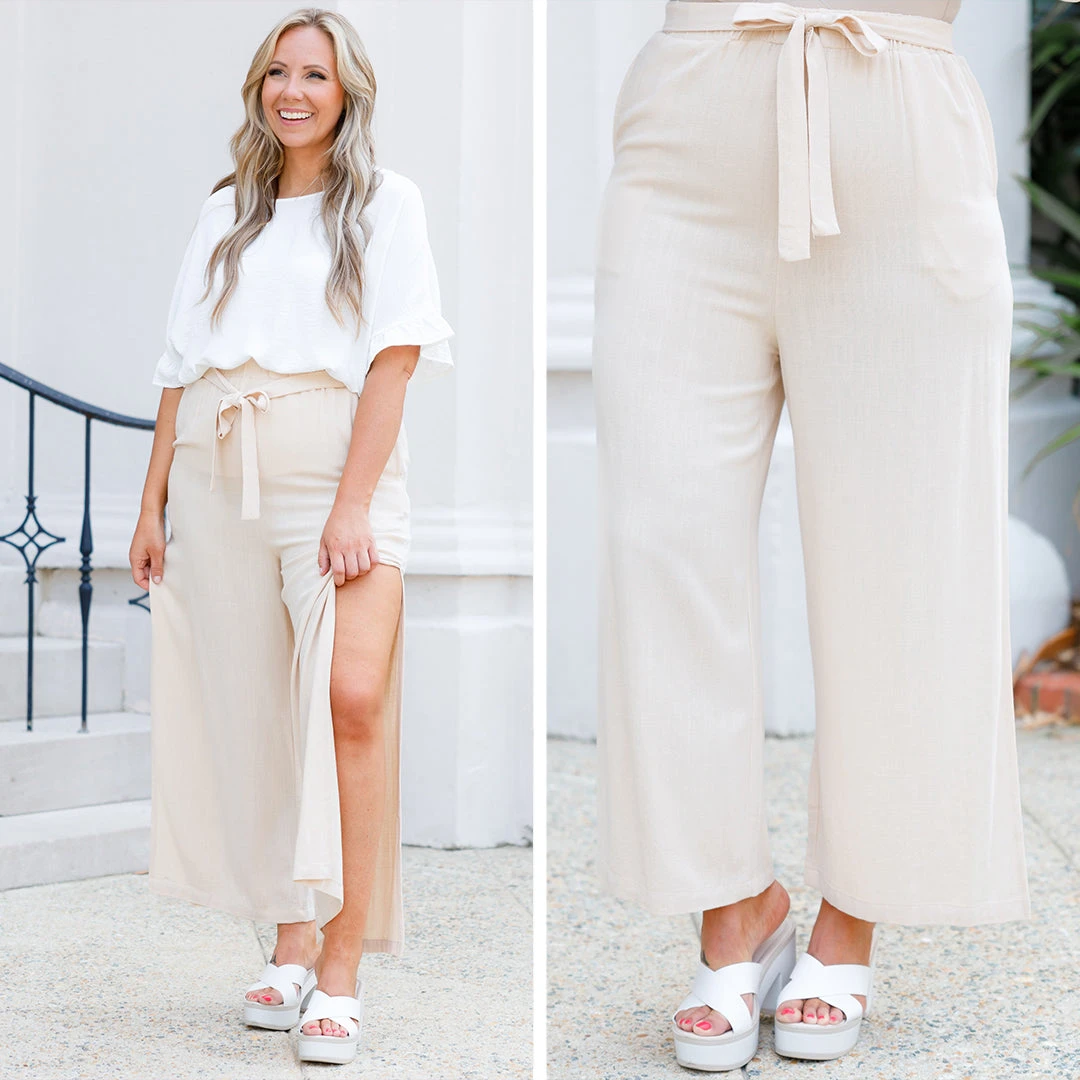 Be Free Pants, Oatmeal 7 Be Free Pants, Oatmeal - Image 7