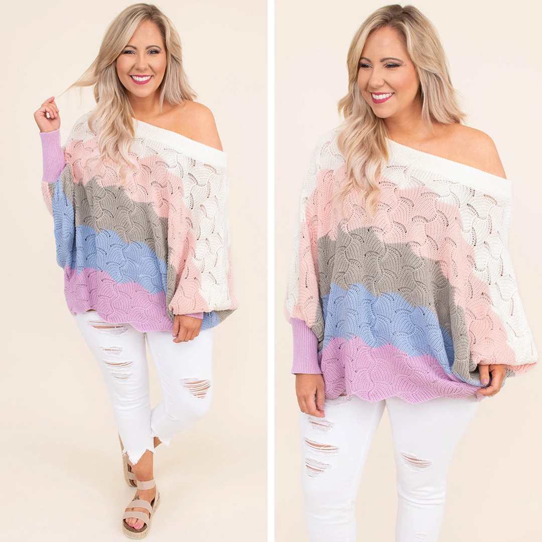 Angel In You Sweater, Blush 6 Angel In You Sweater, Blush - Image 6