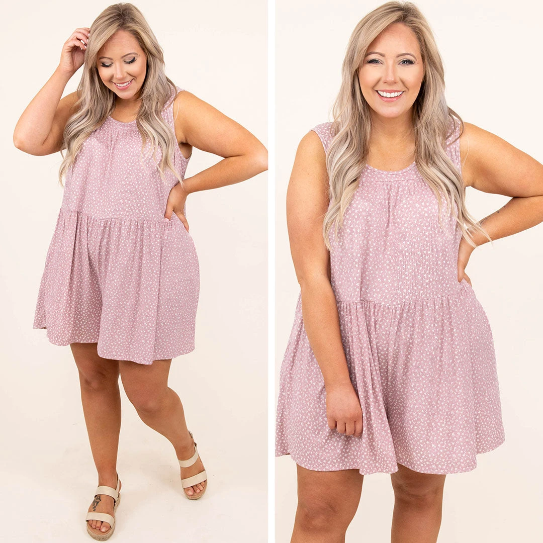 Broken Promises Romper, Mauve 7 Broken Promises Romper, Mauve - Image 7