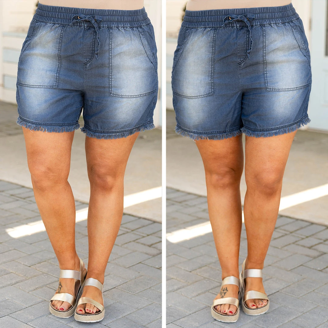 California Cool Shorts, Dark Wash 6 California Cool Shorts, Dark Wash - Image 6