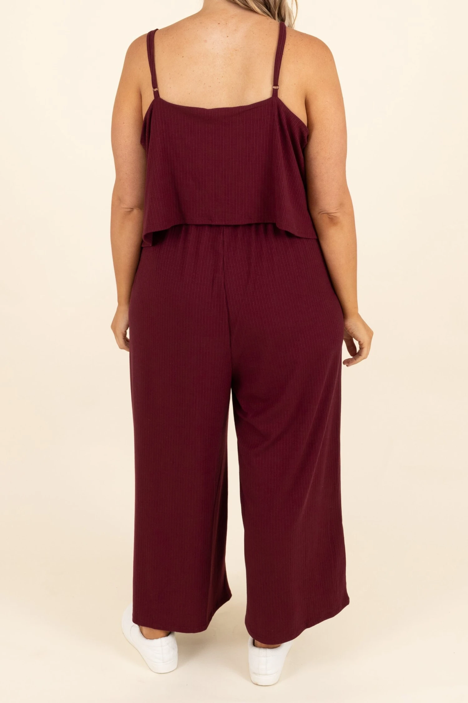 Finding My Peace Jumpsuit, Dark Burgundy 5 Finding My Peace Jumpsuit, Dark Burgundy - Image 5