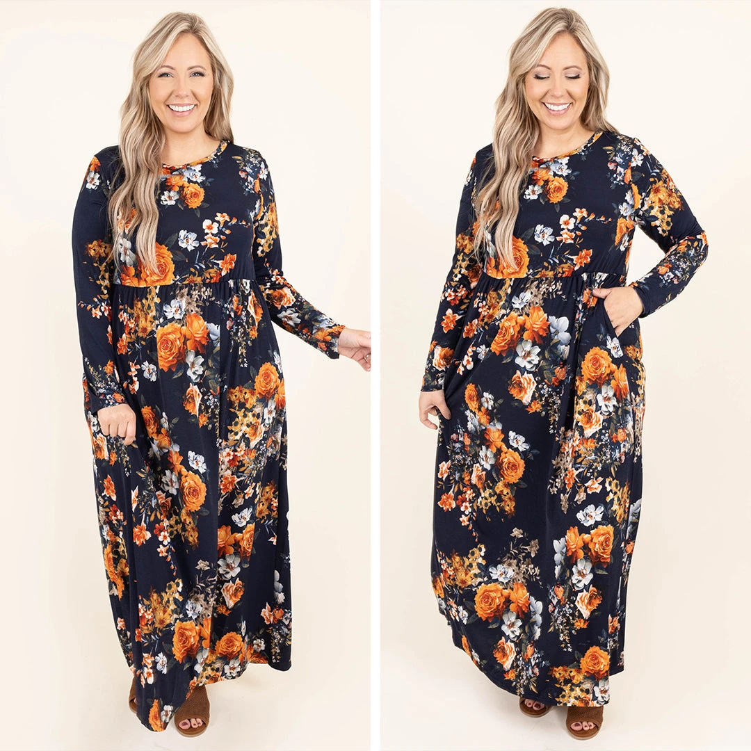 Almost Second Nature Dress, Navy 6 Almost Second Nature Dress, Navy - Image 6