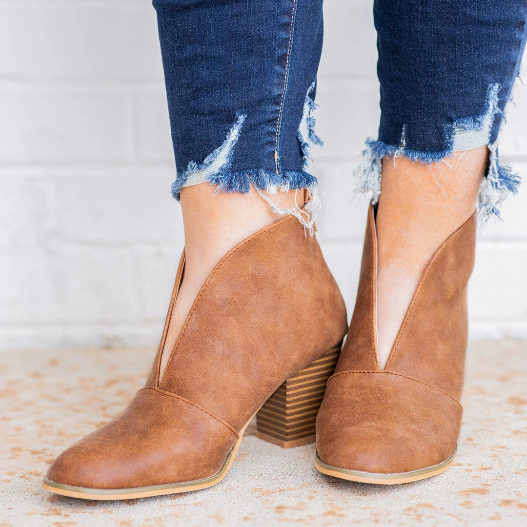 Keep On Walkin' Booties, Rust 7 Keep On Walkin' Booties, Rust - Image 7