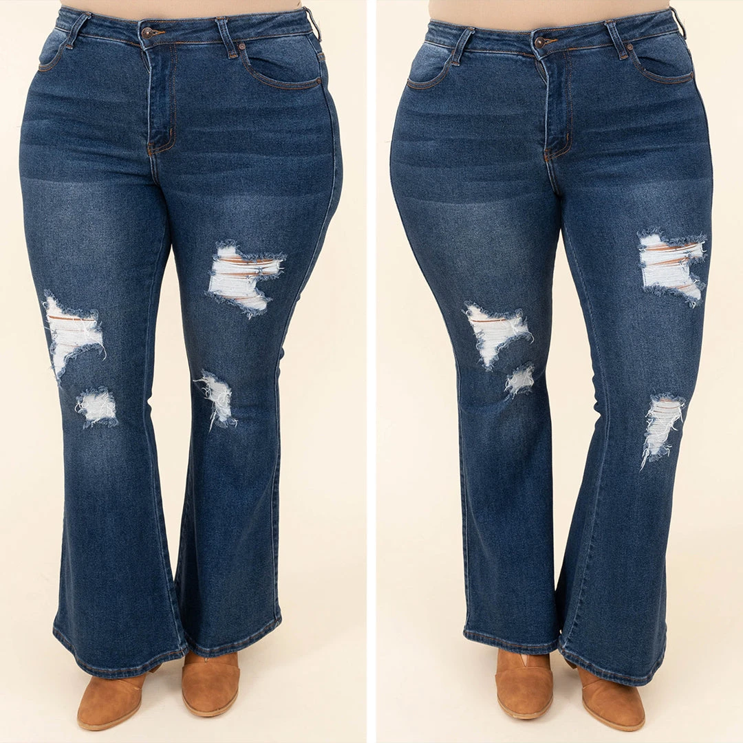 Come And Go Jeans, Dark Wash 6 Come And Go Jeans, Dark Wash - Image 6