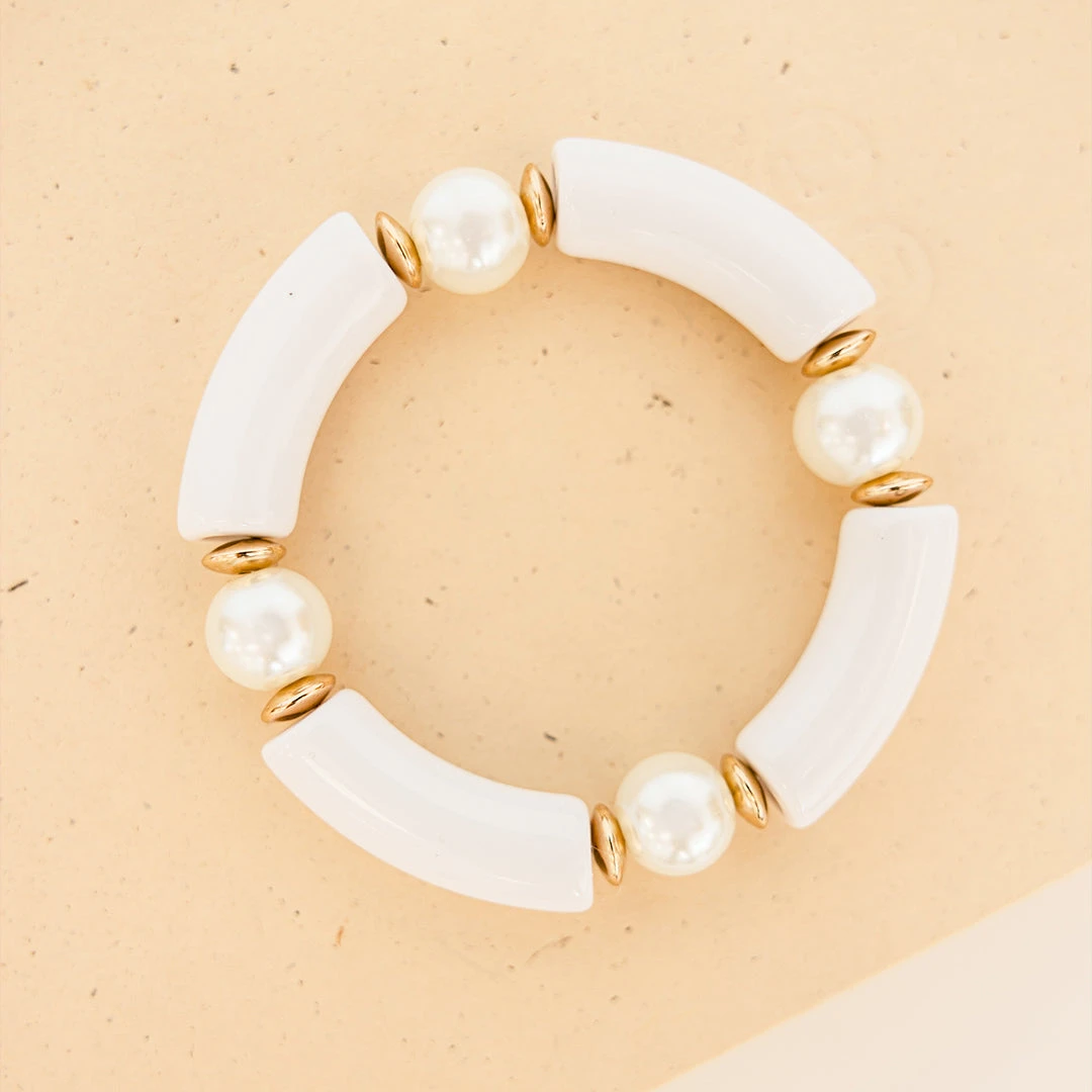 Cloud Hopping Bracelet, White 5 Cloud Hopping Bracelet, White - Image 5