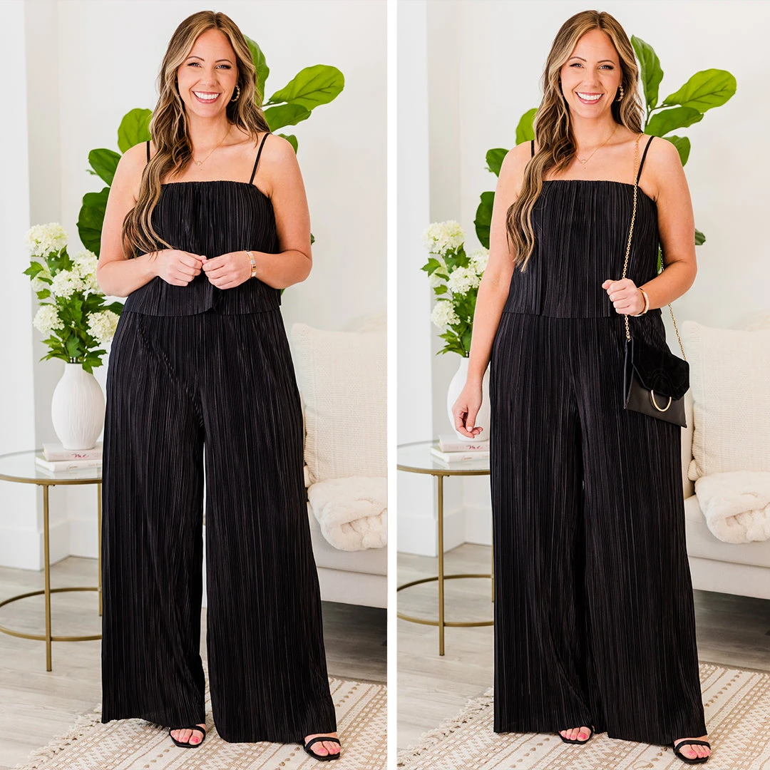 Show Me A Good Time Jumpsuit, Black 1 Show Me A Good Time Jumpsuit, Black