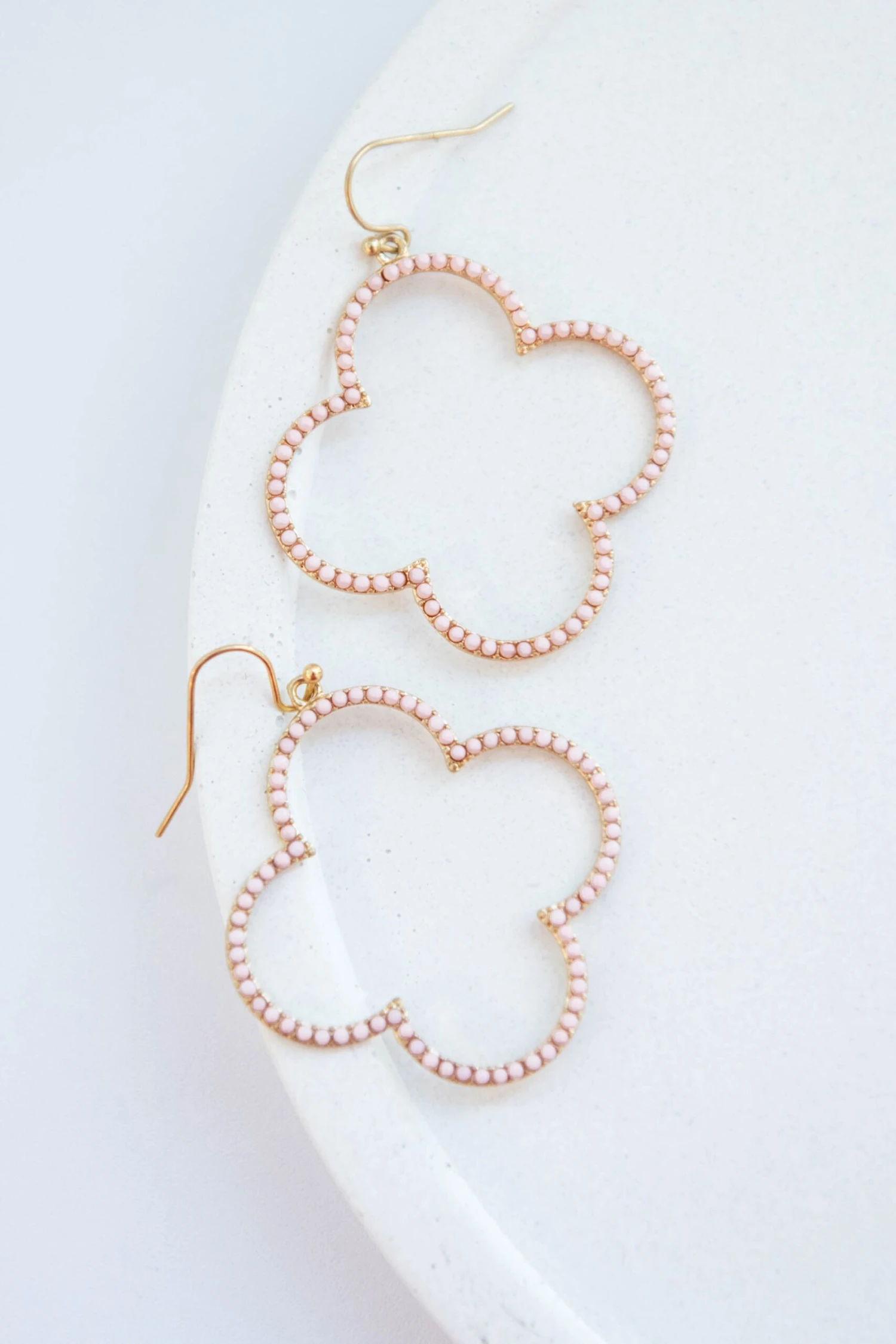 A Song Of Love Earrings, Light Pink 1 A Song Of Love Earrings, Light Pink