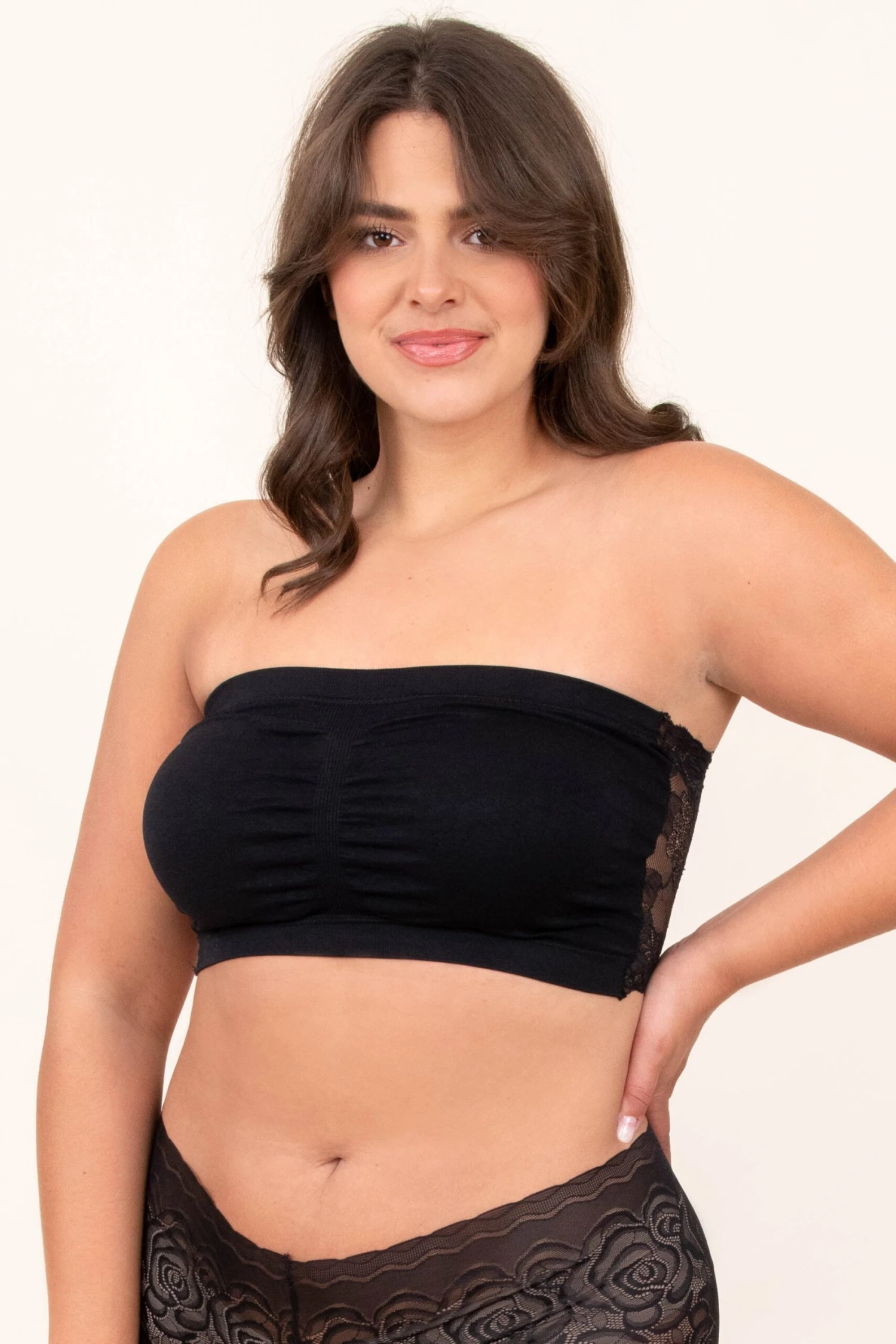 Seamless Comfort Bra, Black 1 Seamless Comfort Bra, Black