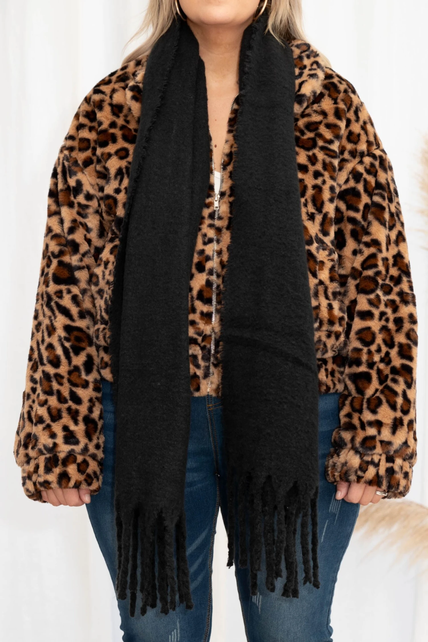 Look But Don't Touch Scarf, Black 2 Look But Don't Touch Scarf, Black - Image 2