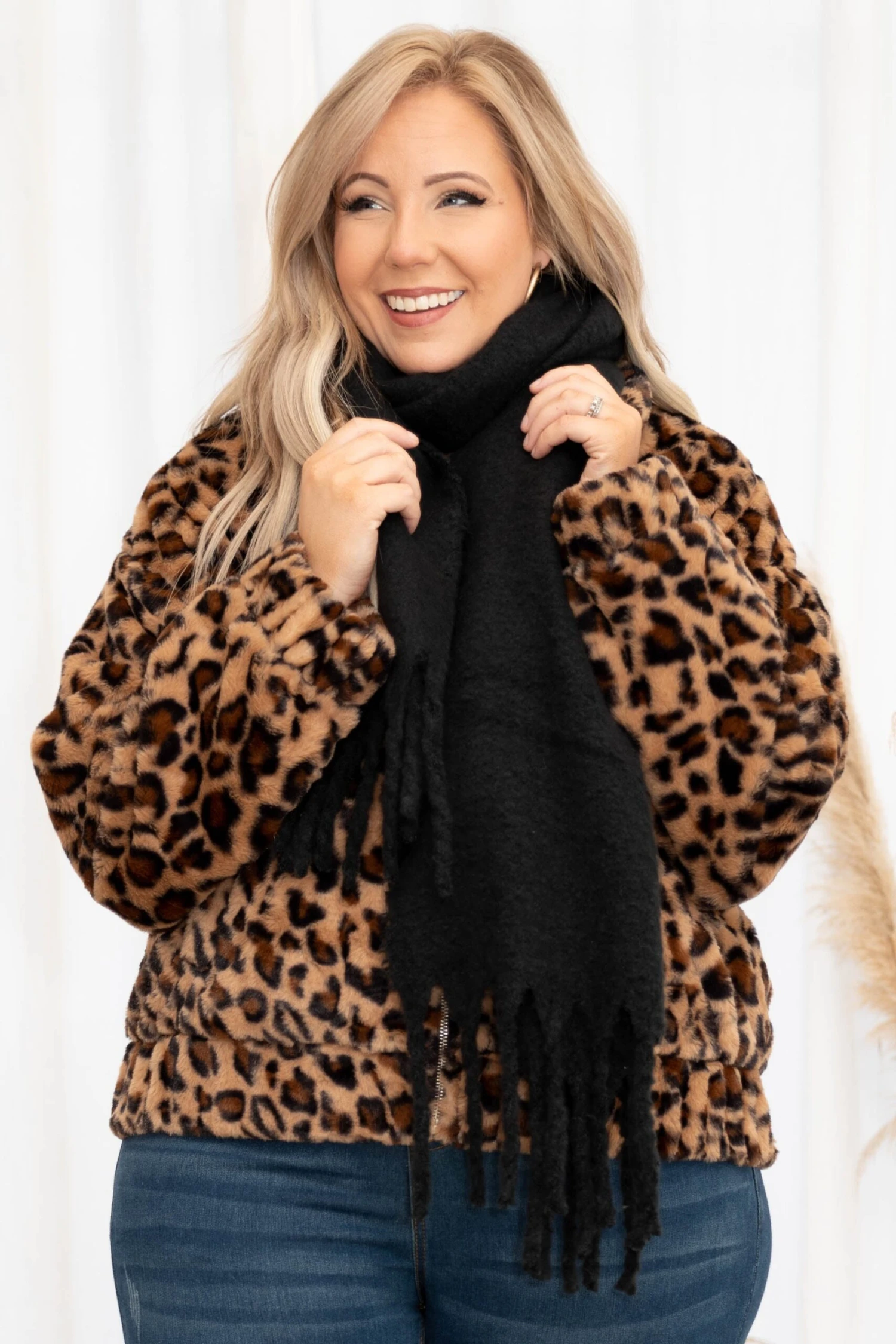 Look But Don't Touch Scarf, Black 1 Look But Don't Touch Scarf, Black