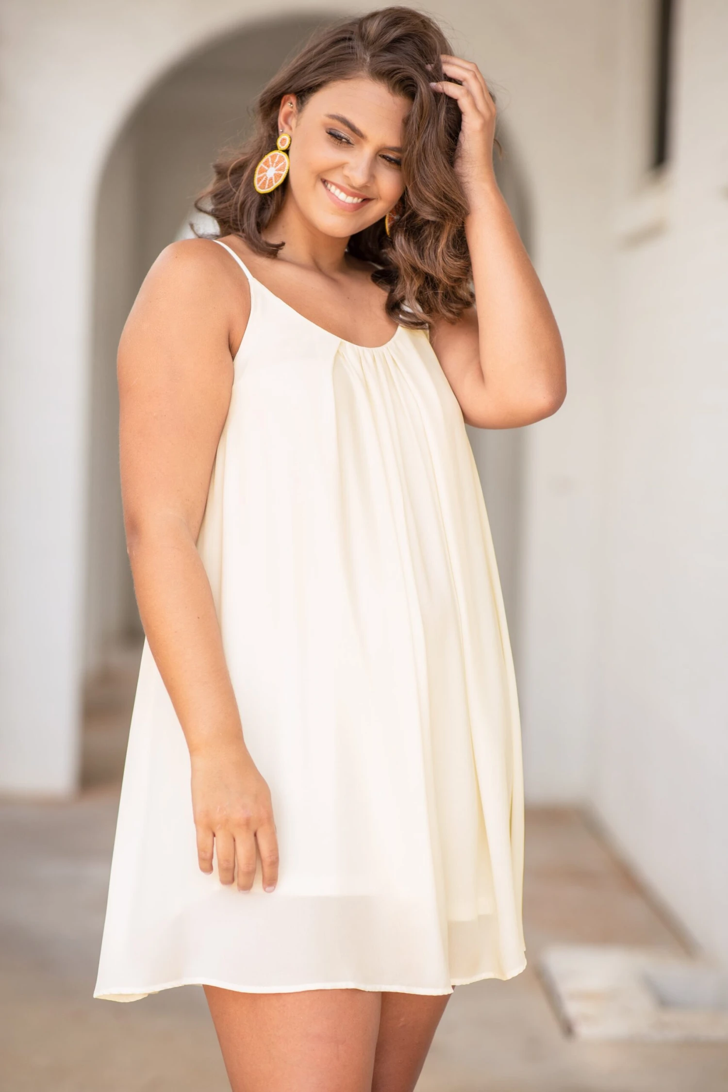 Always Say Yes Dress, Ivory 1 Always Say Yes Dress, Ivory