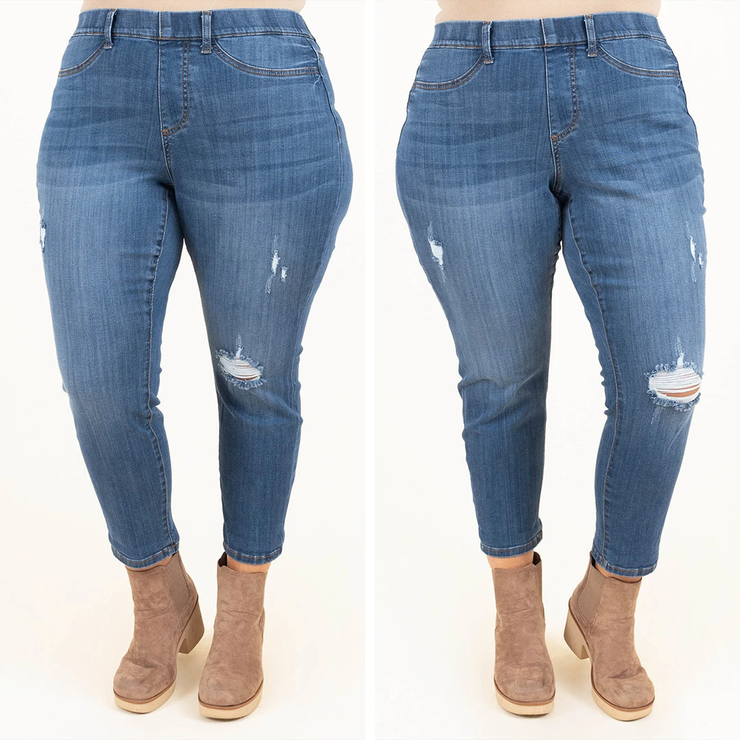 Finding New Adventures Jeggings, Dark Wash 6 Finding New Adventures Jeggings, Dark Wash - Image 6