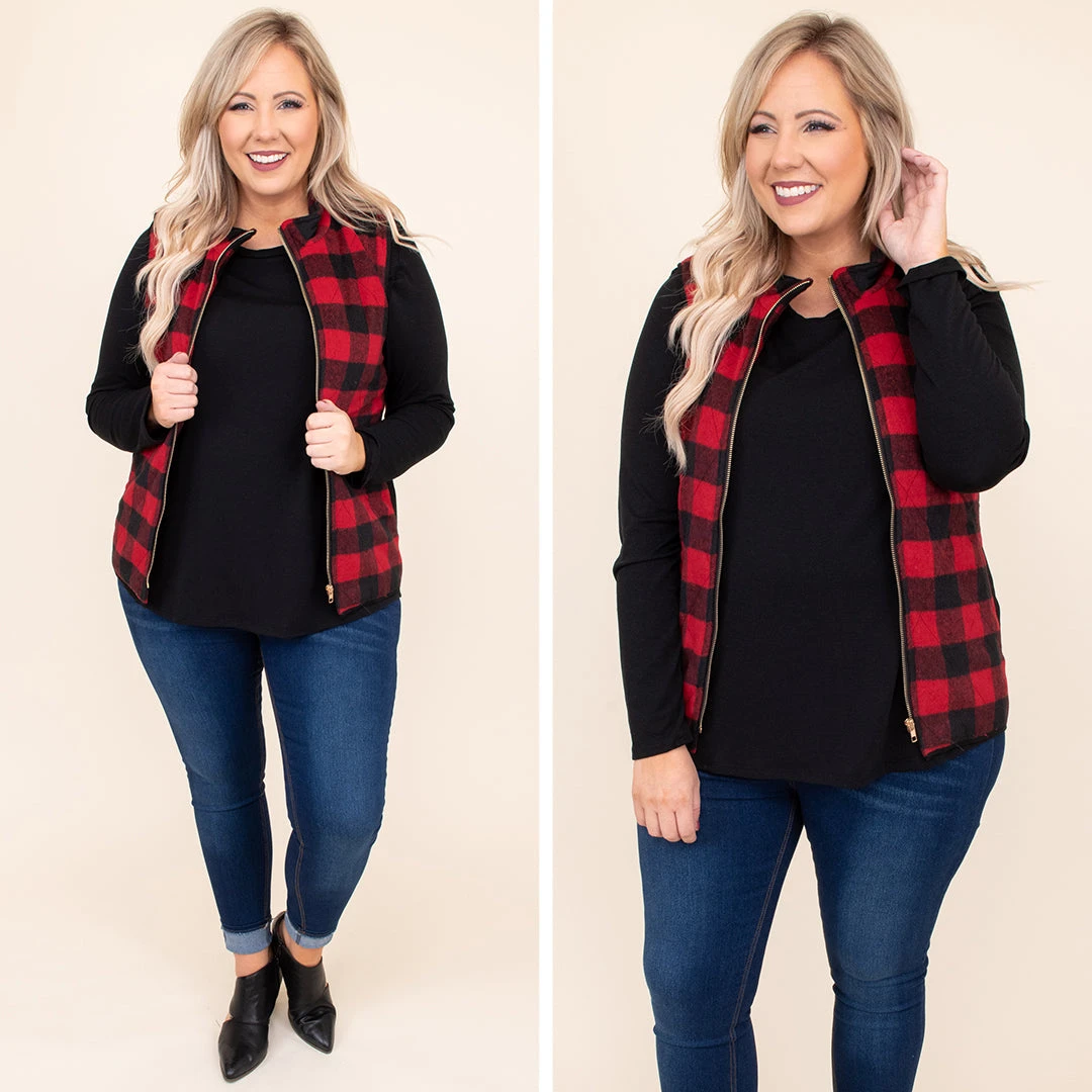 Fall Vestivities Vest, Black-Red 6 Fall Vestivities Vest, Black-Red - Image 6