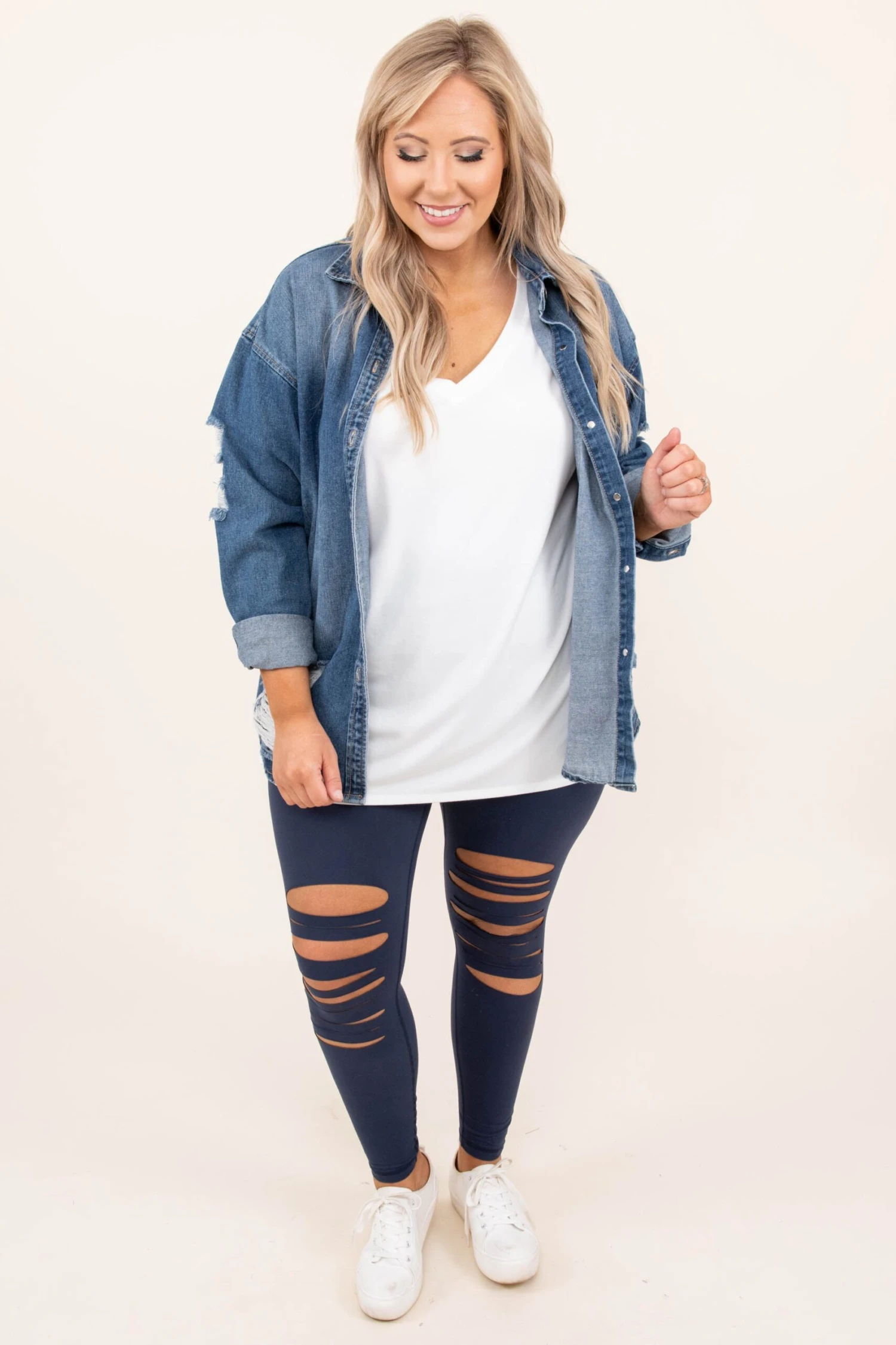 Lone Ranger Leggings, Navy 4 Lone Ranger Leggings, Navy - Image 4