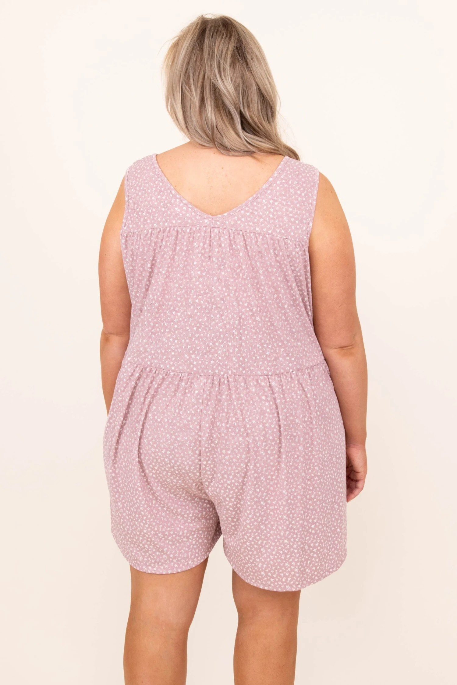 Broken Promises Romper, Mauve 6 Broken Promises Romper, Mauve - Image 6
