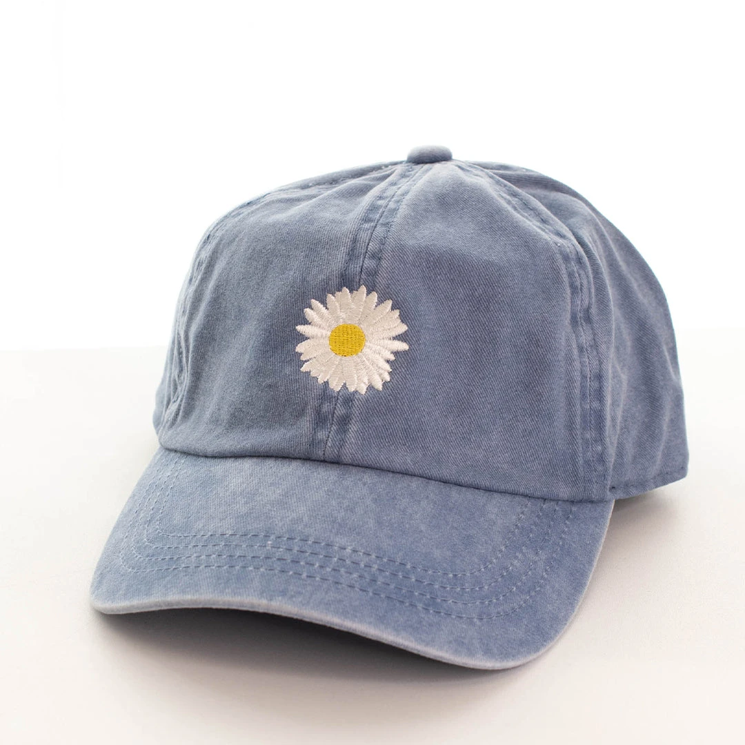 Chasing Daisies Hat, Denim Blue 4 Chasing Daisies Hat, Denim Blue - Image 4