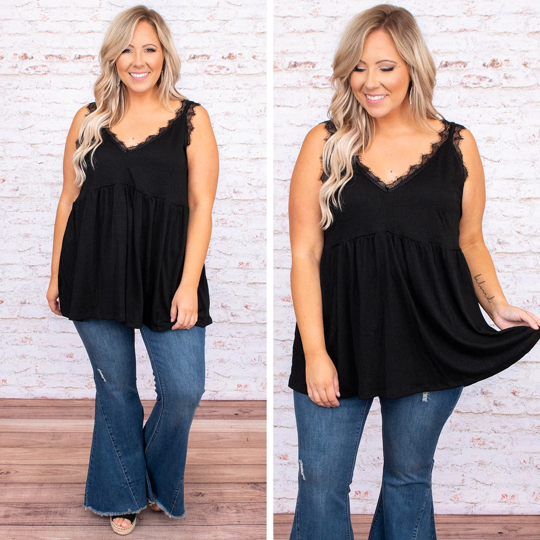 Hand In Hand Tank, Black 6 Hand In Hand Tank, Black - Image 6