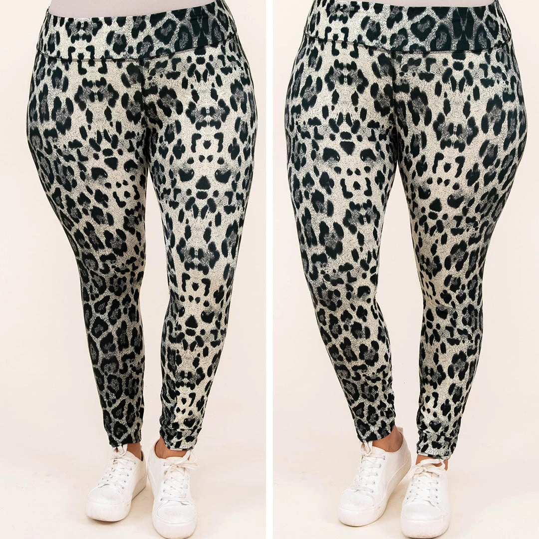 My Feisty Side Leggings, Grey 6 My Feisty Side Leggings, Grey - Image 6