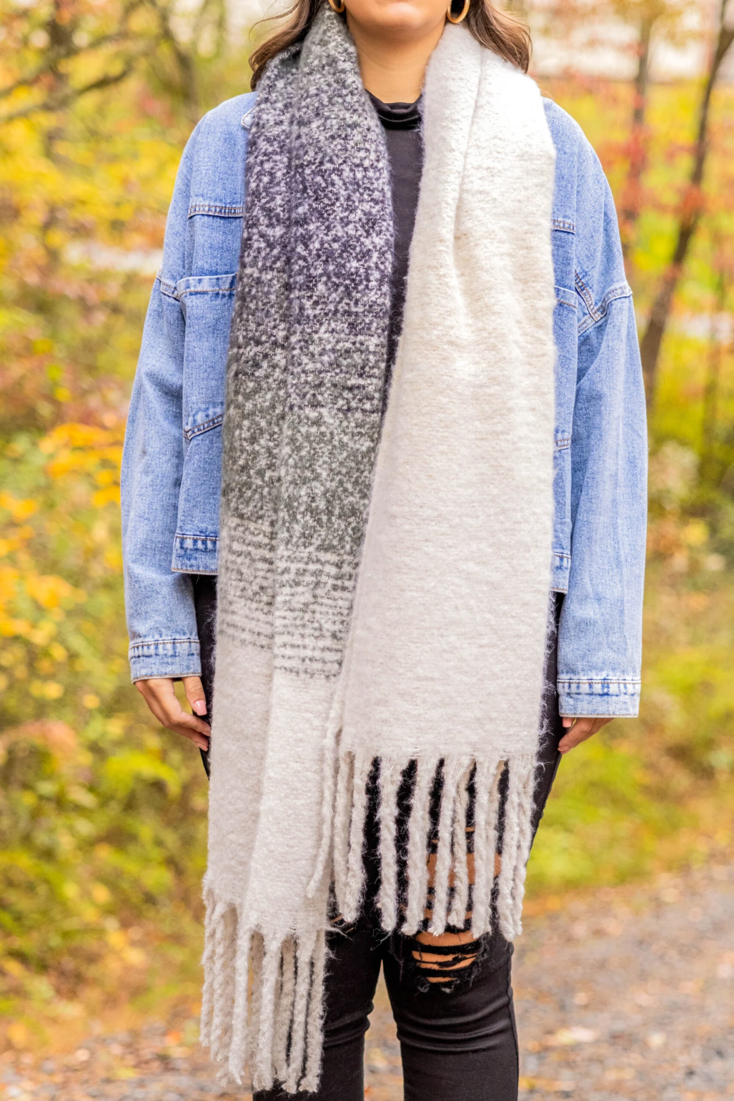 Frosty Kisses Scarf, Black 5 Frosty Kisses Scarf, Black - Image 5