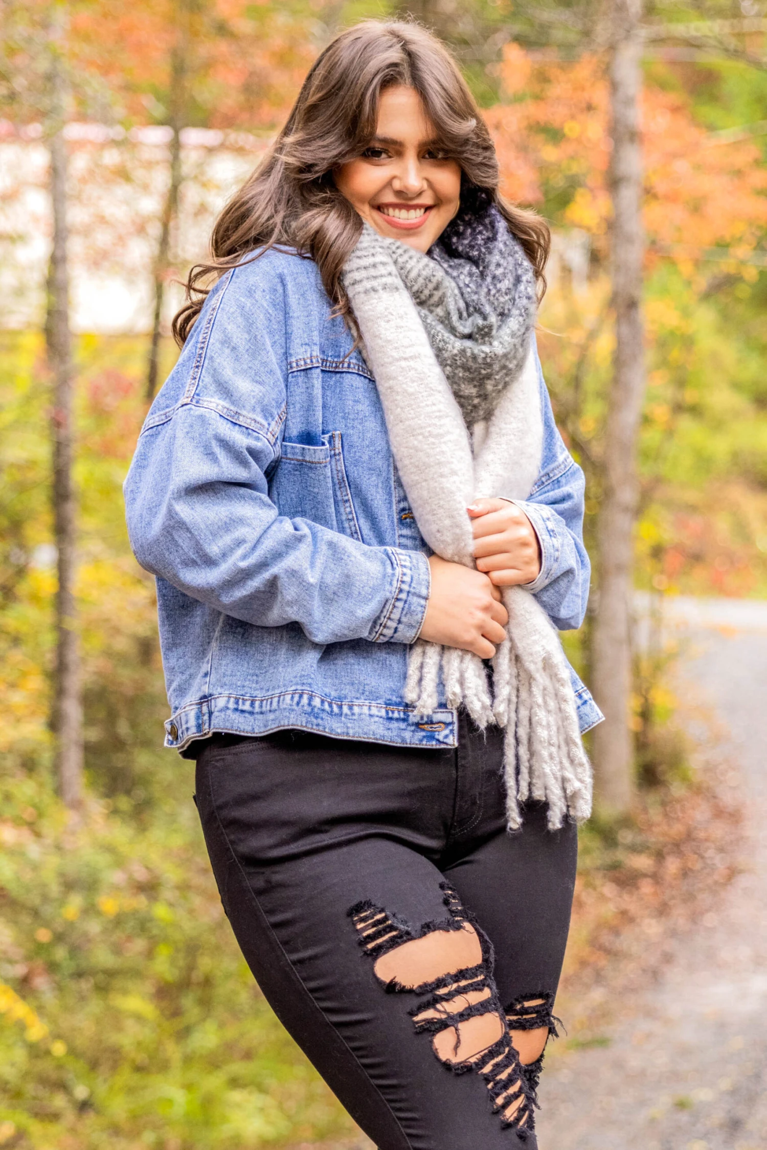 Frosty Kisses Scarf, Black 3 Frosty Kisses Scarf, Black - Image 3