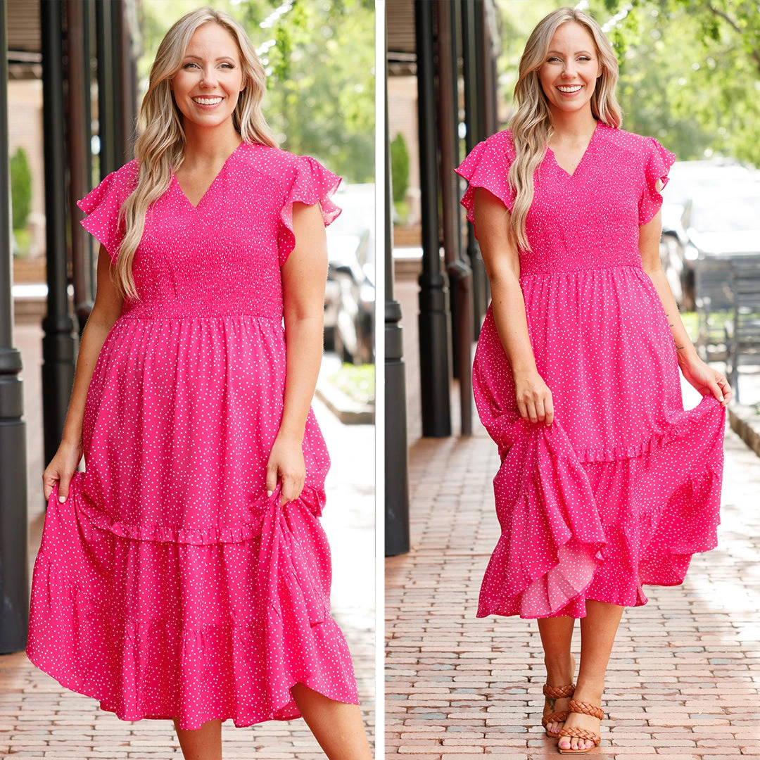 Dreaming About You And Me Dress, Magenta 1 Dreaming About You And Me Dress, Magenta