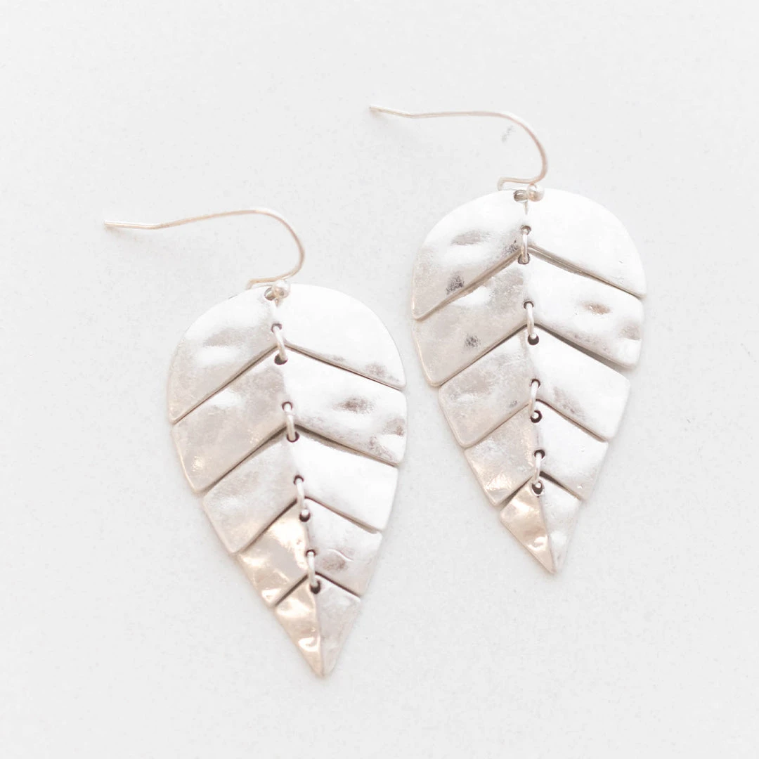 By The Palms Earrings, Silver 3 By The Palms Earrings, Silver - Image 3